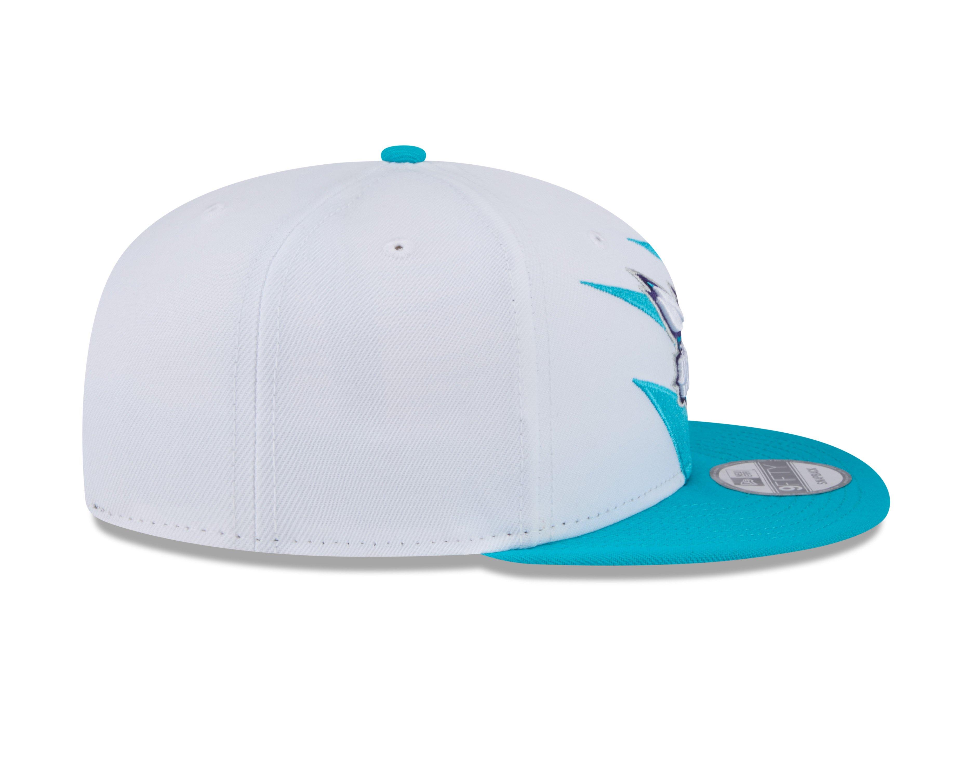 New Era Charlotte Hornets 9FIFTY Jagged Snapback Hat-Teal