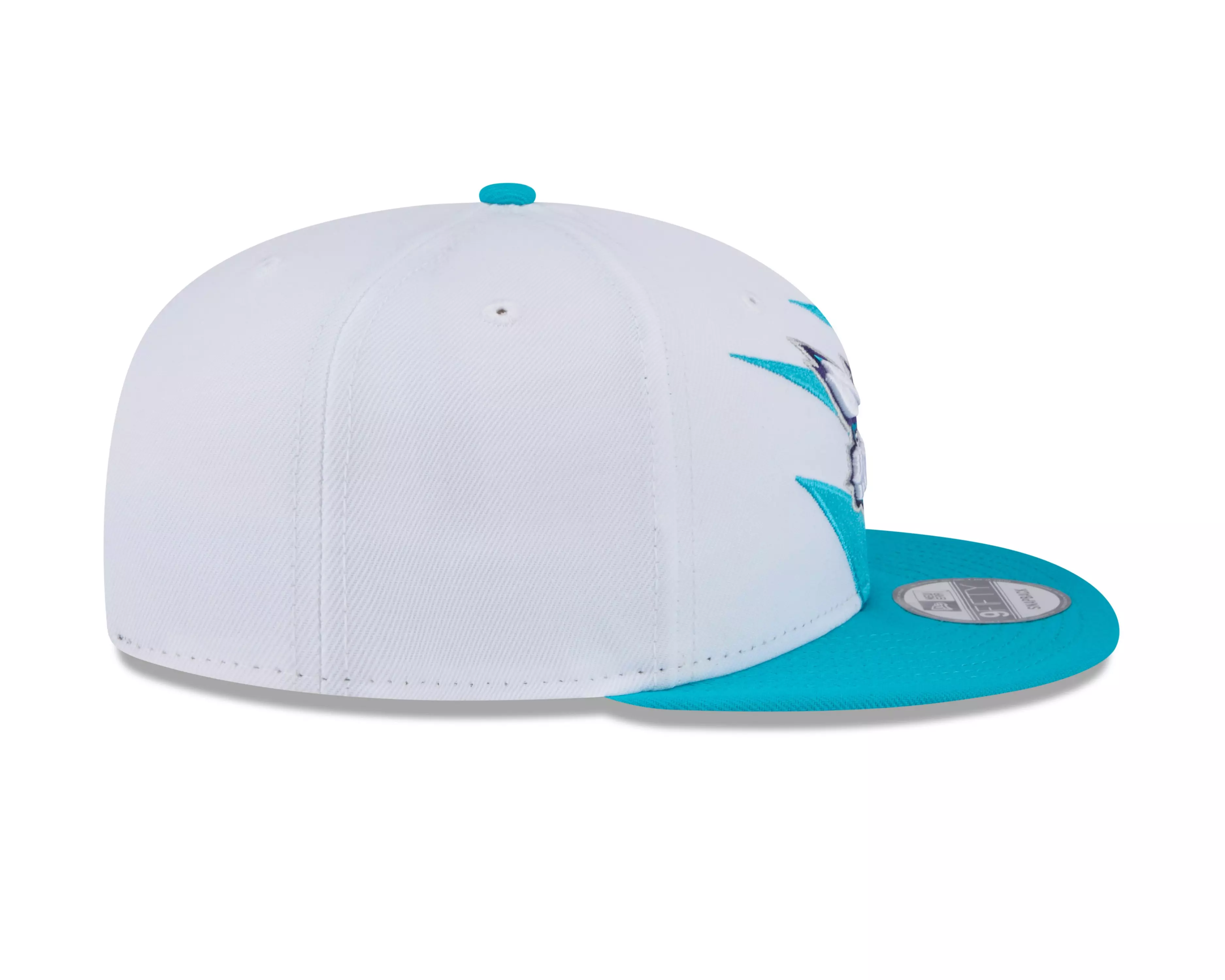 New Era Charlotte Hornets 9FIFTY Jagged Snapback Hat-Teal - TEAL