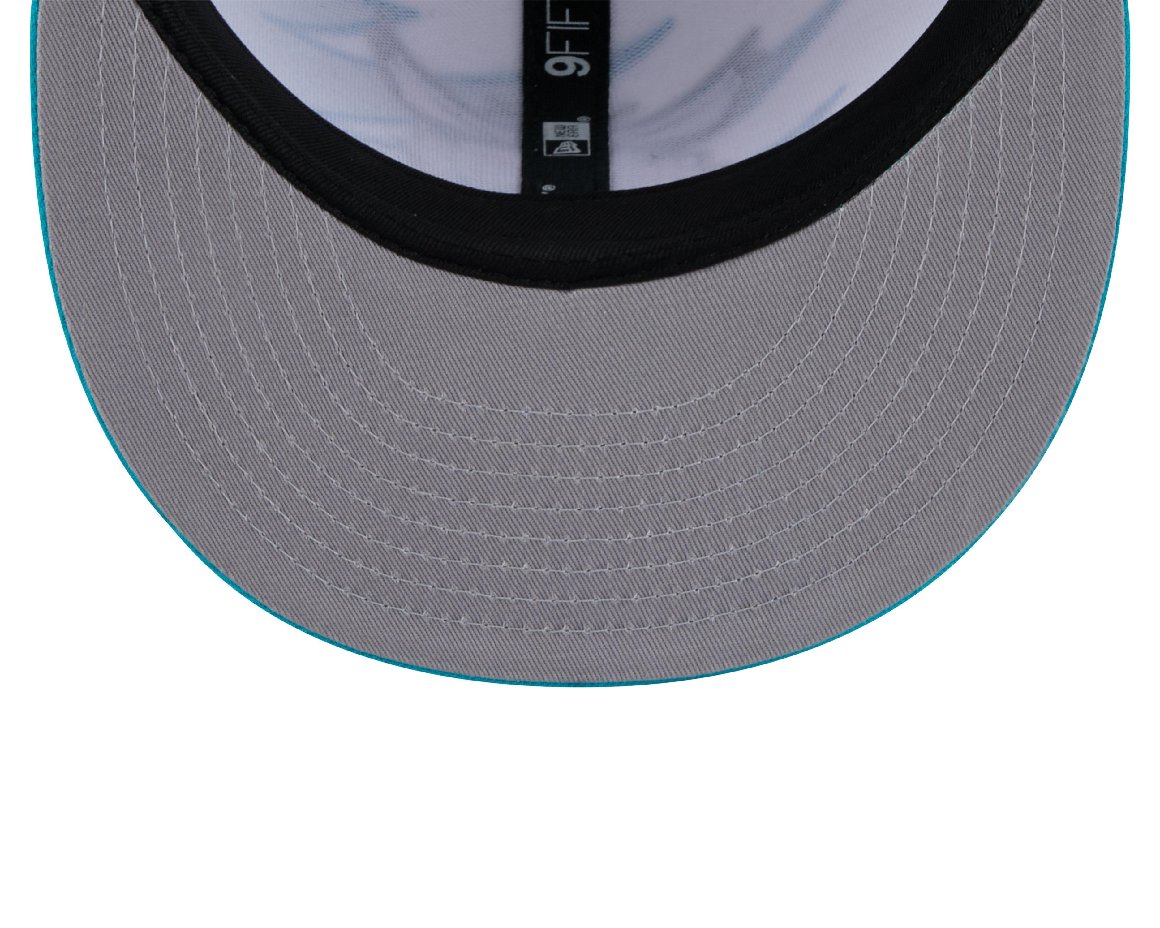 New Era Charlotte Hornets 9FIFTY Jagged Snapback Hat-Teal
