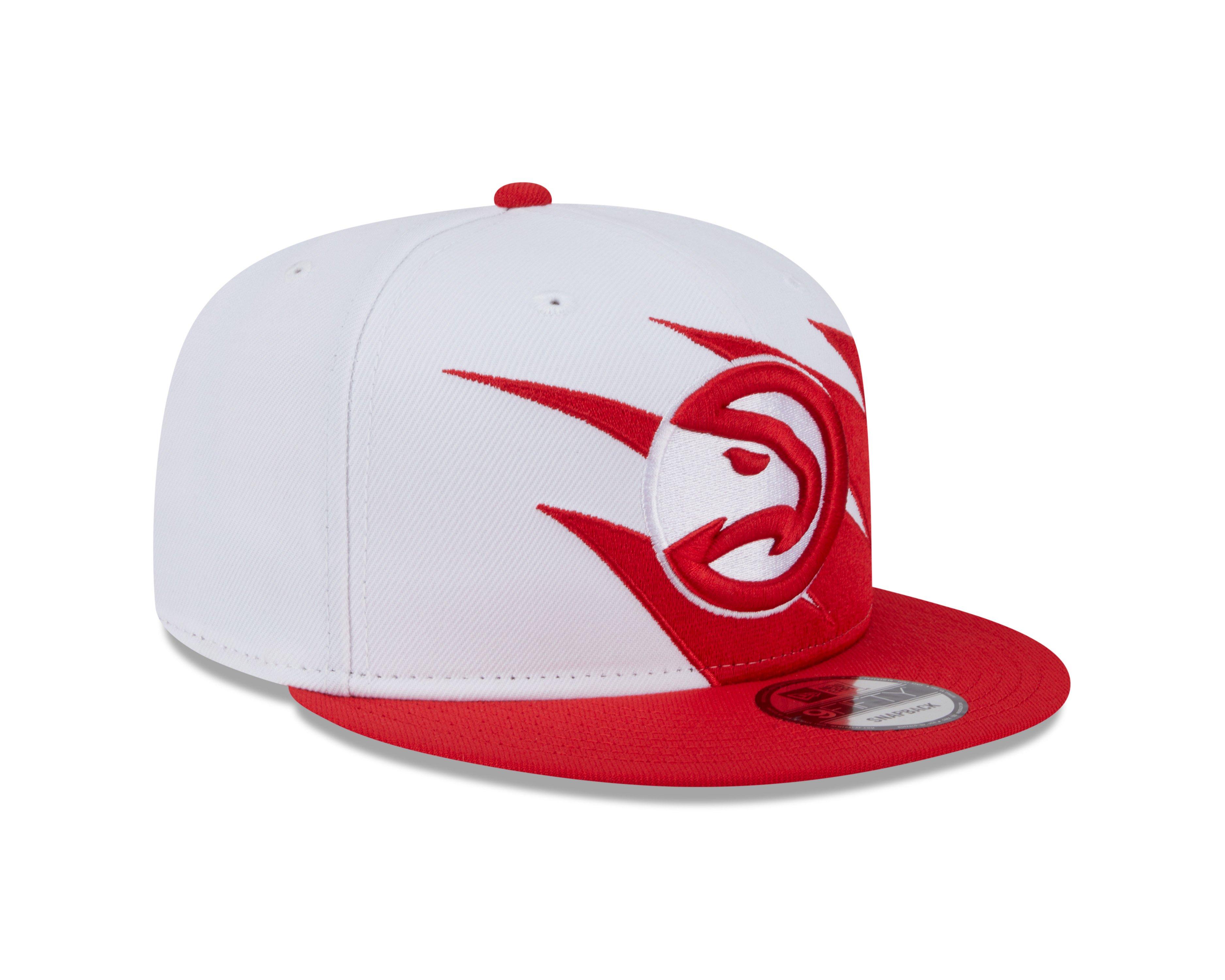 New Era Atlanta Hawks 9FIFTY Jagged Snapback Hat-Red