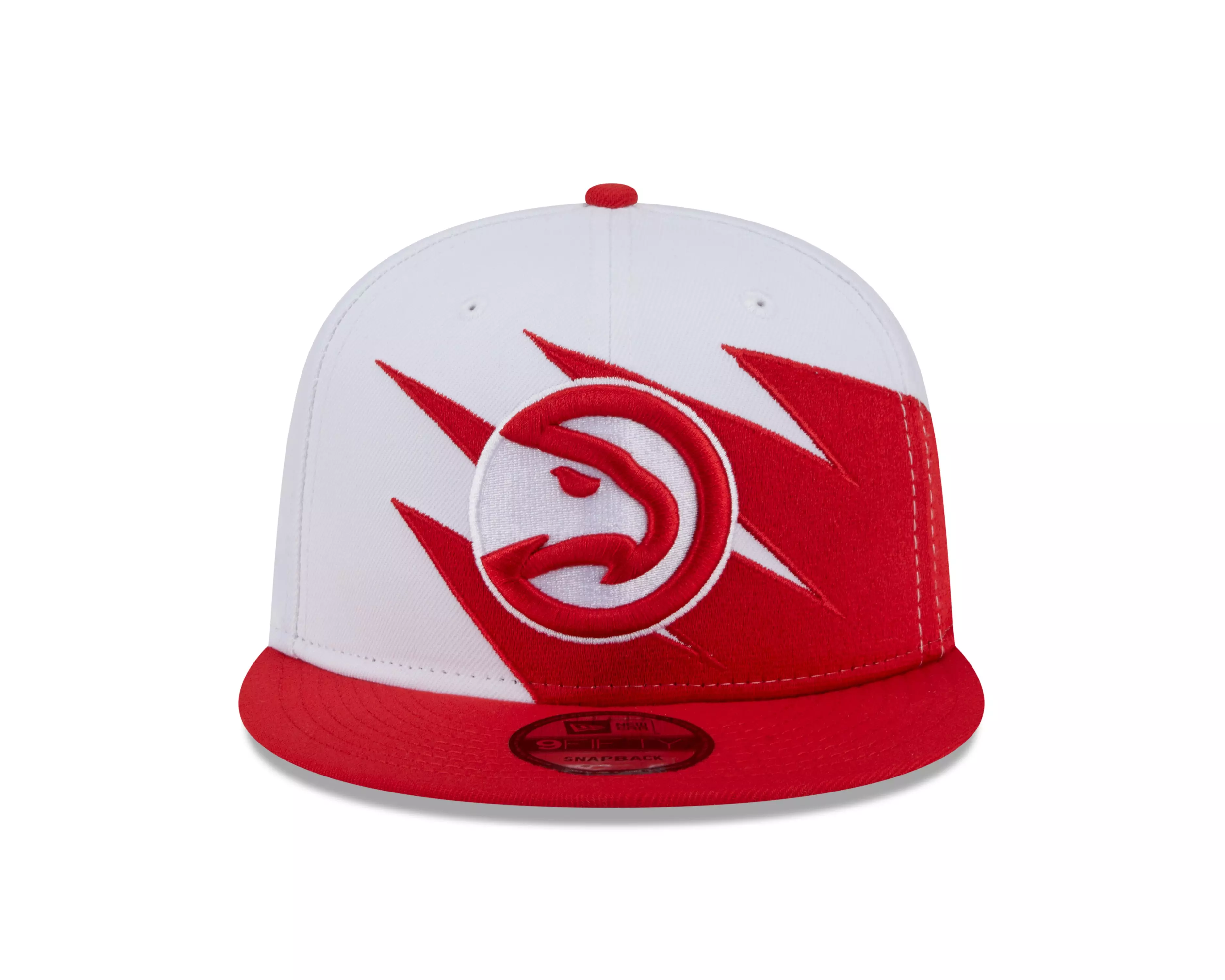New Era Atlanta Hawks 9FIFTY Jagged Snapback Hat-Red - RED