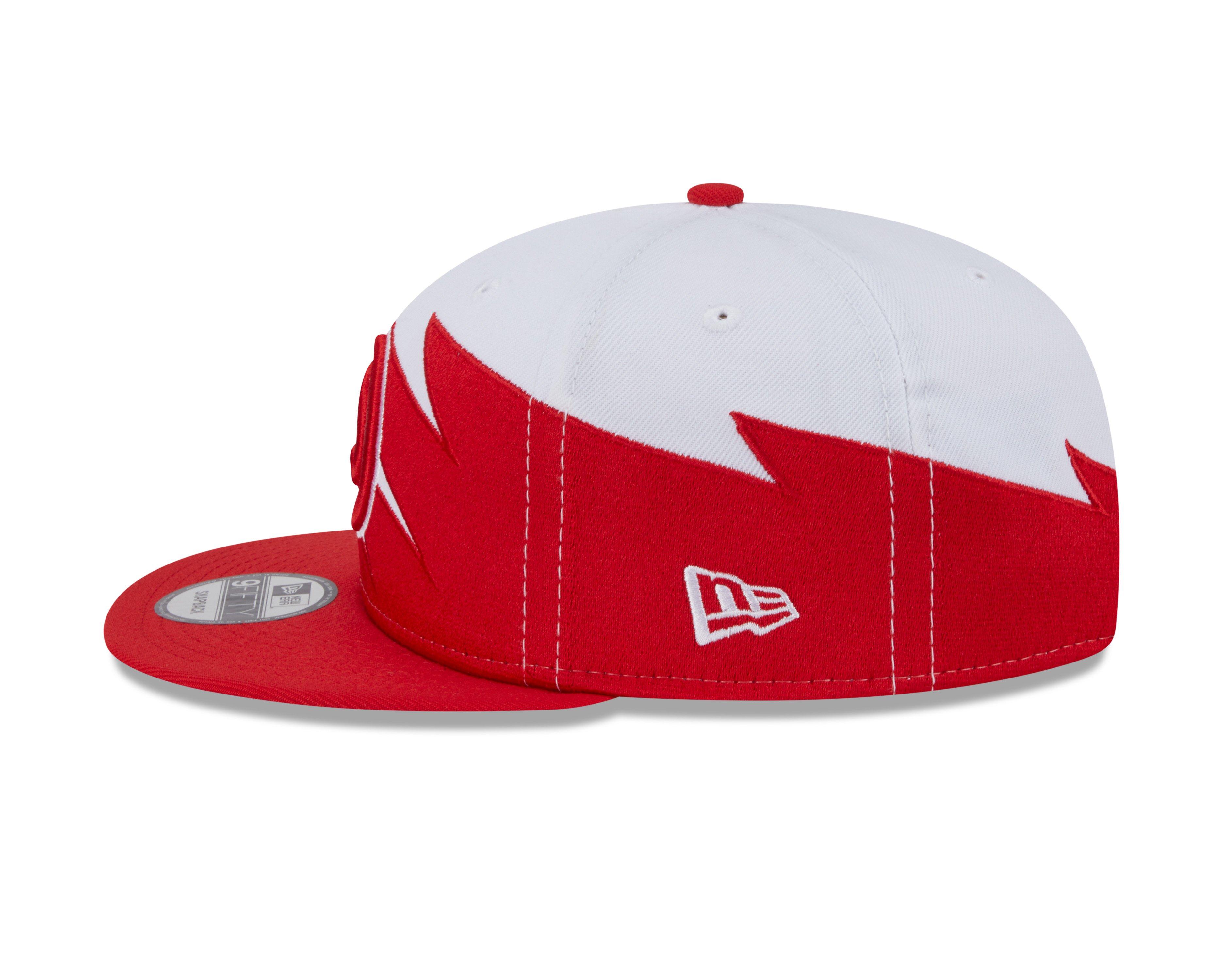 New Era Atlanta Hawks 9FIFTY Jagged Snapback Hat-Red