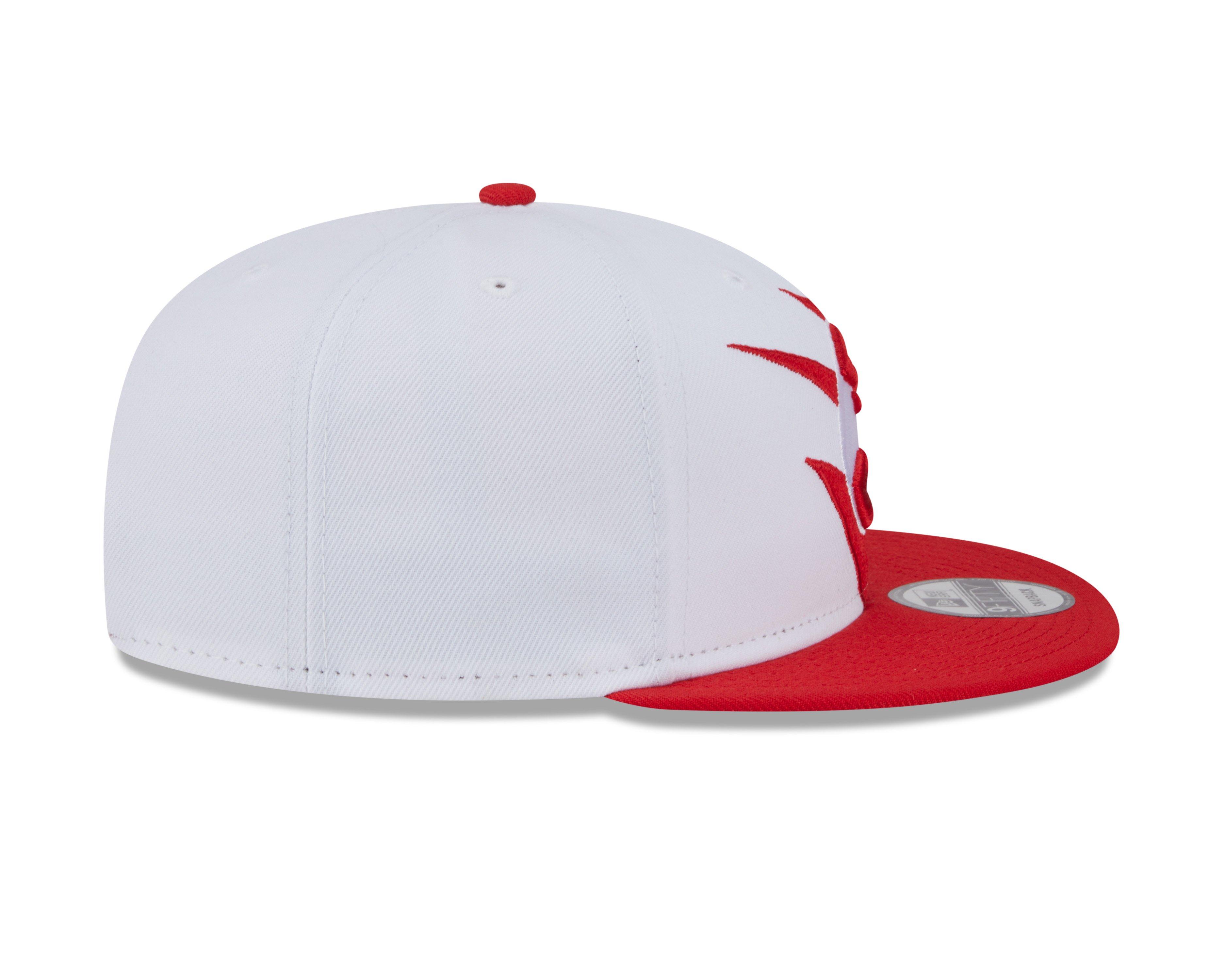 New Era Atlanta Hawks 9FIFTY Jagged Snapback Hat-Red