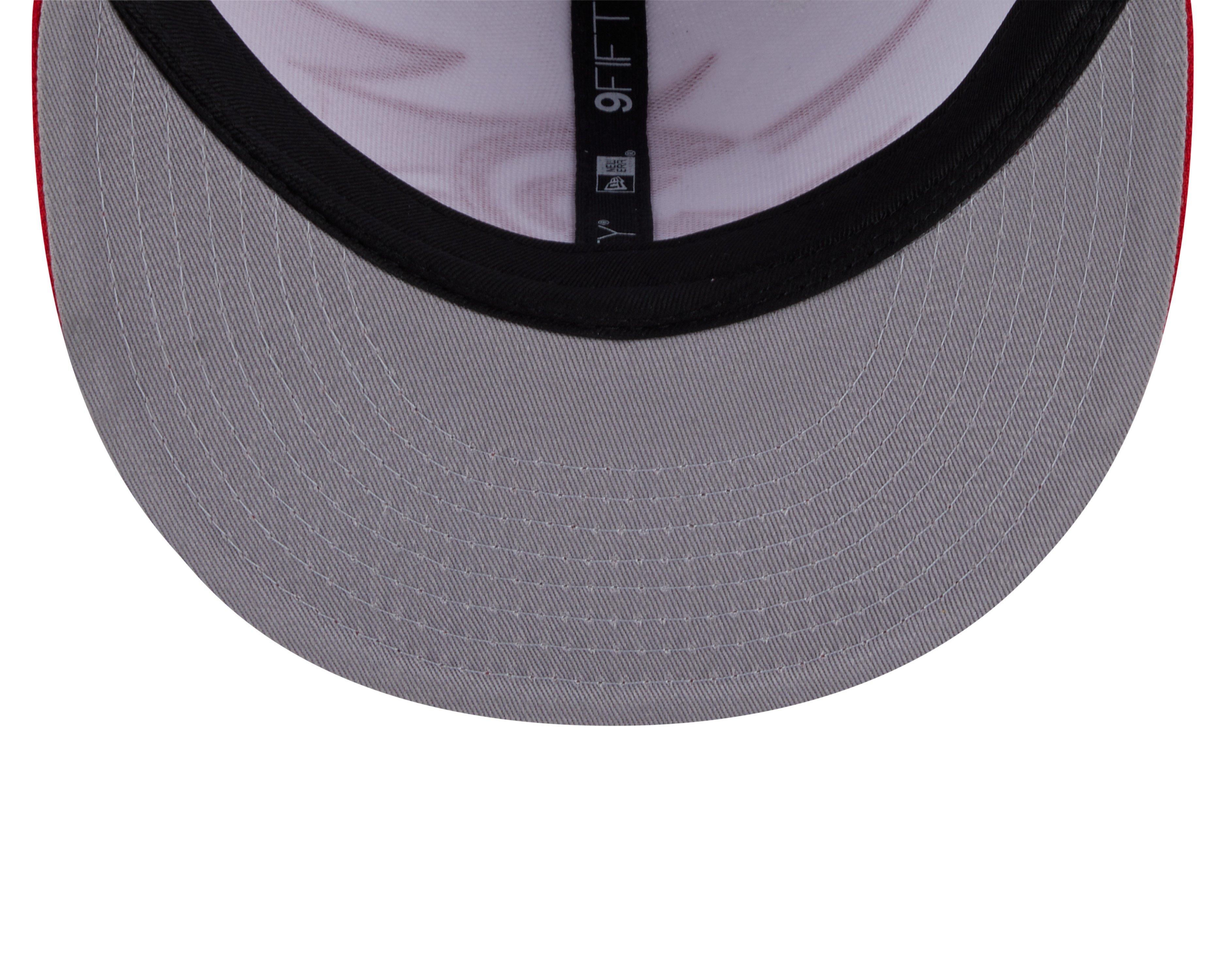 New Era Atlanta Hawks 9FIFTY Jagged Snapback Hat-Red