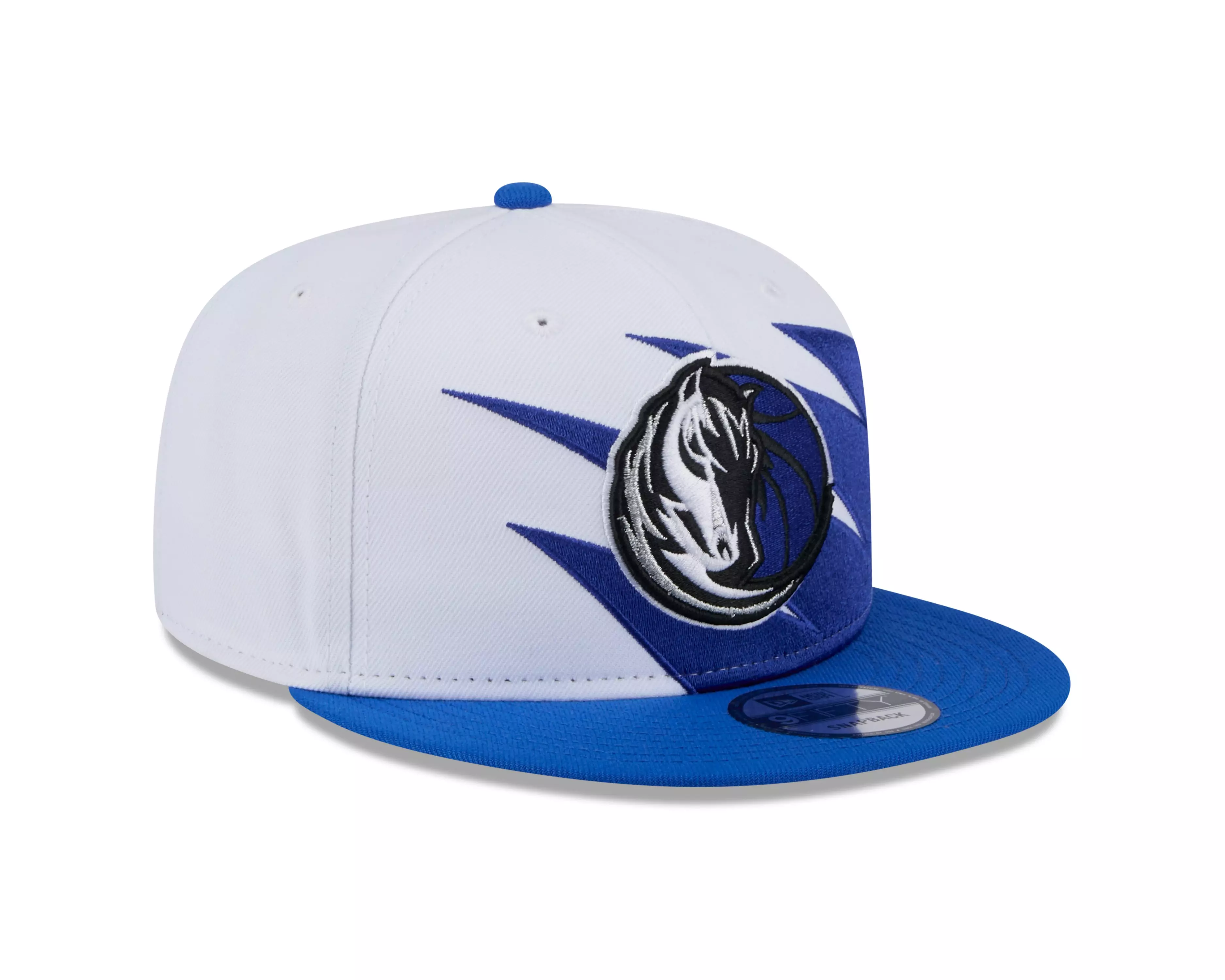 New Era Dallas Mavericks 9FIFTY Jagged Snapback Hat-Blue - BLUE