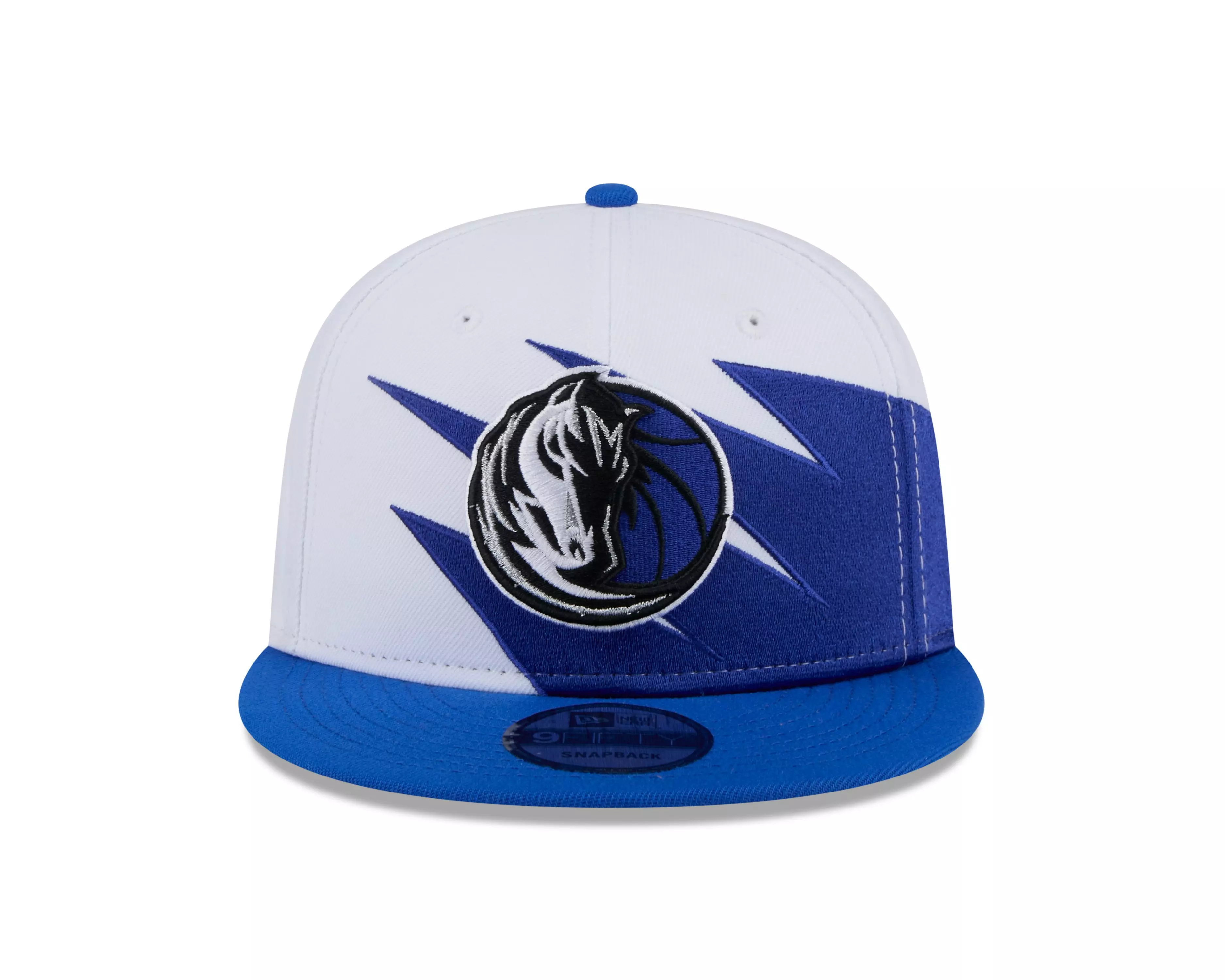New Era Dallas Mavericks 9FIFTY Jagged Snapback Hat-Blue - BLUE