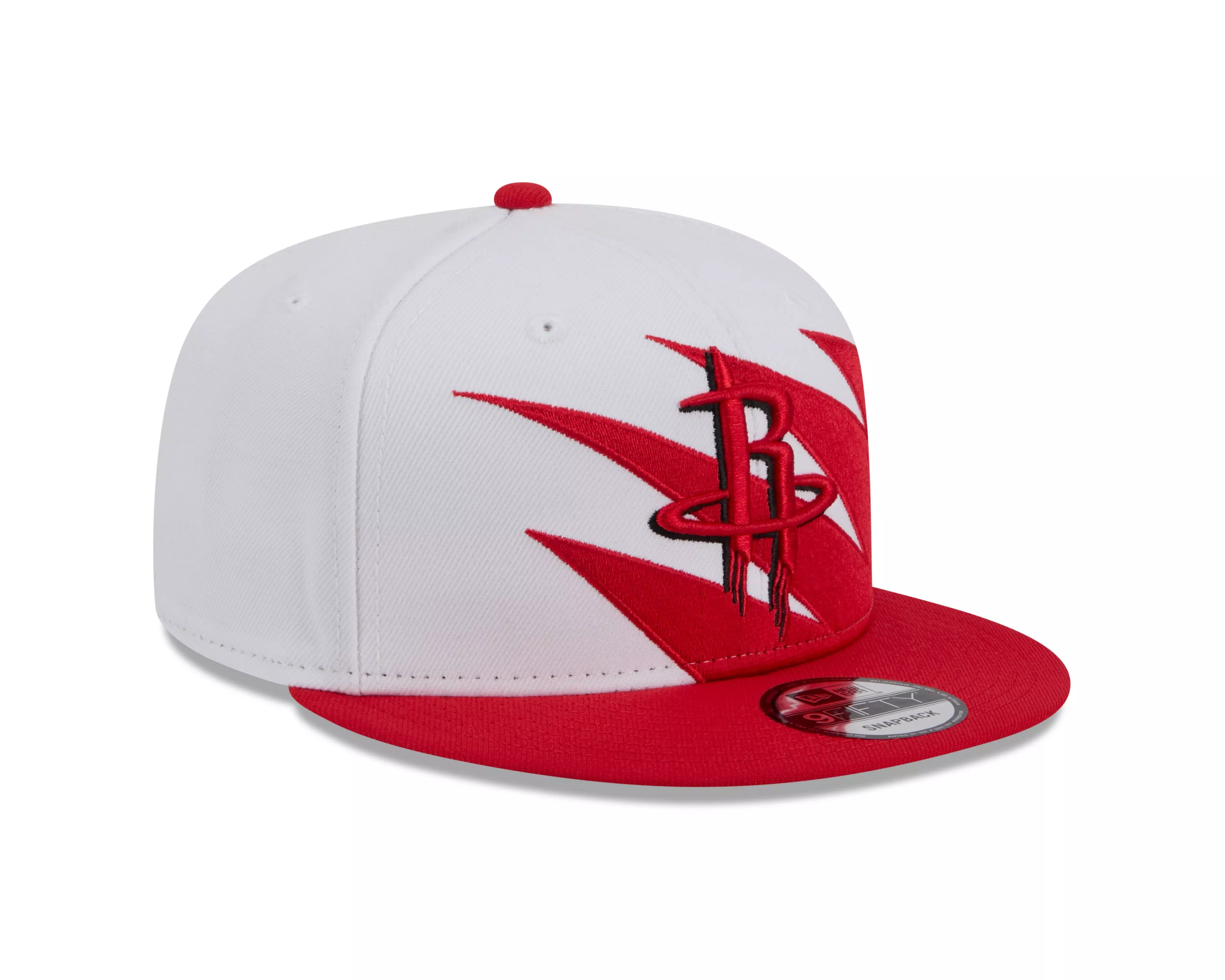 New Era Houston Rockets 9FIFTY Jagged Snapback Hat-Red - RED