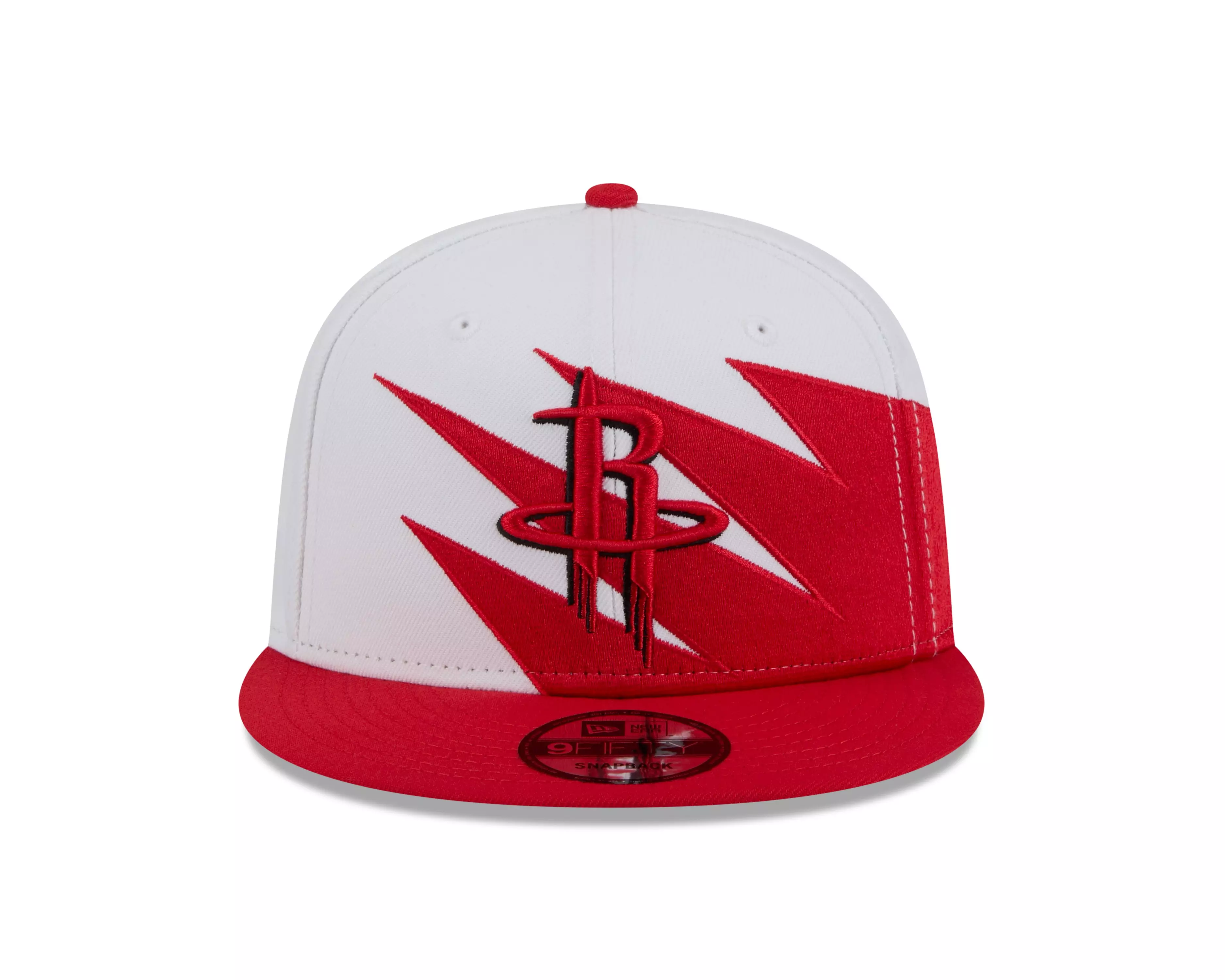 New Era Houston Rockets 9FIFTY Jagged Snapback Hat-Red - RED