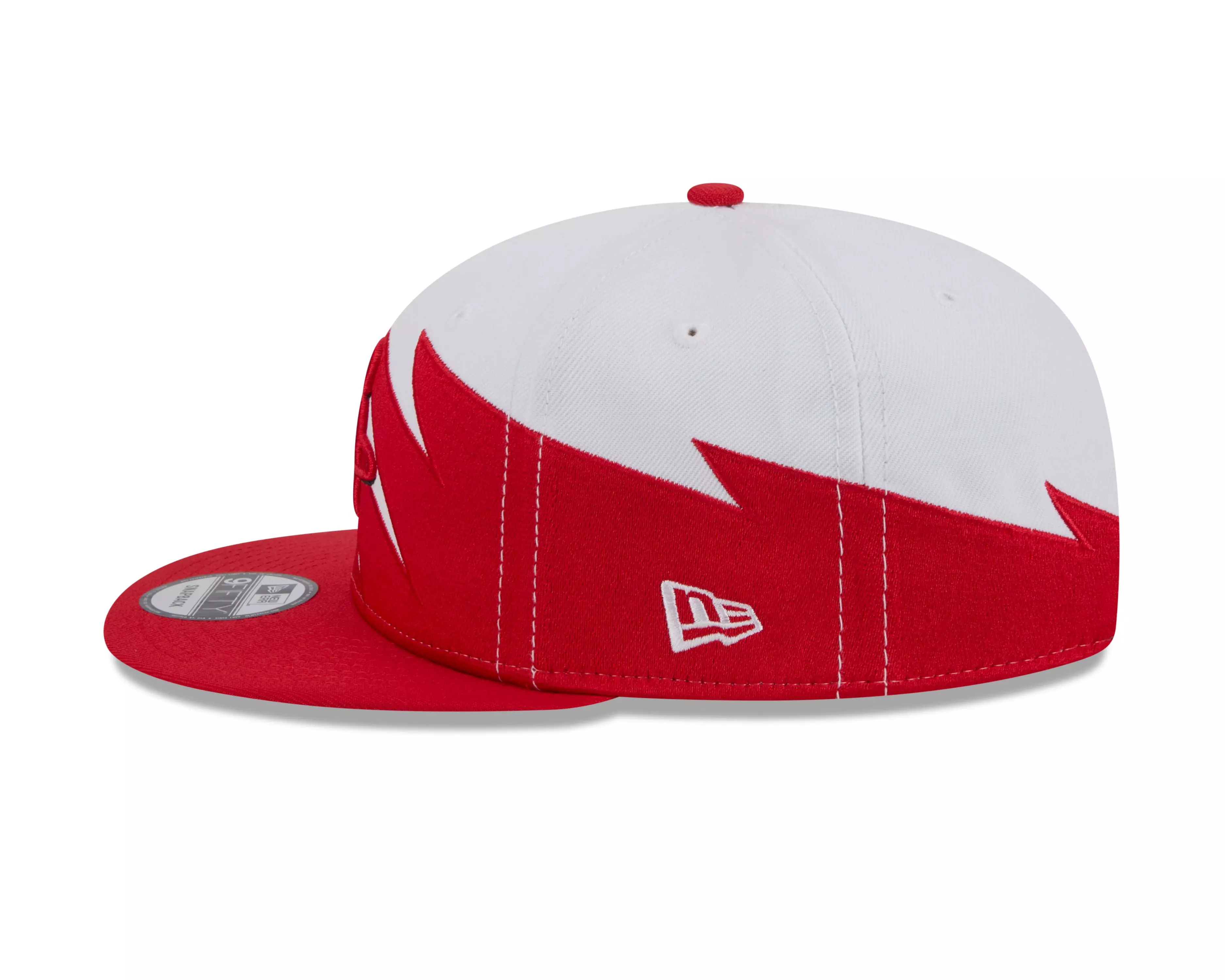 New Era Houston Rockets 9FIFTY Jagged Snapback Hat-Red - RED