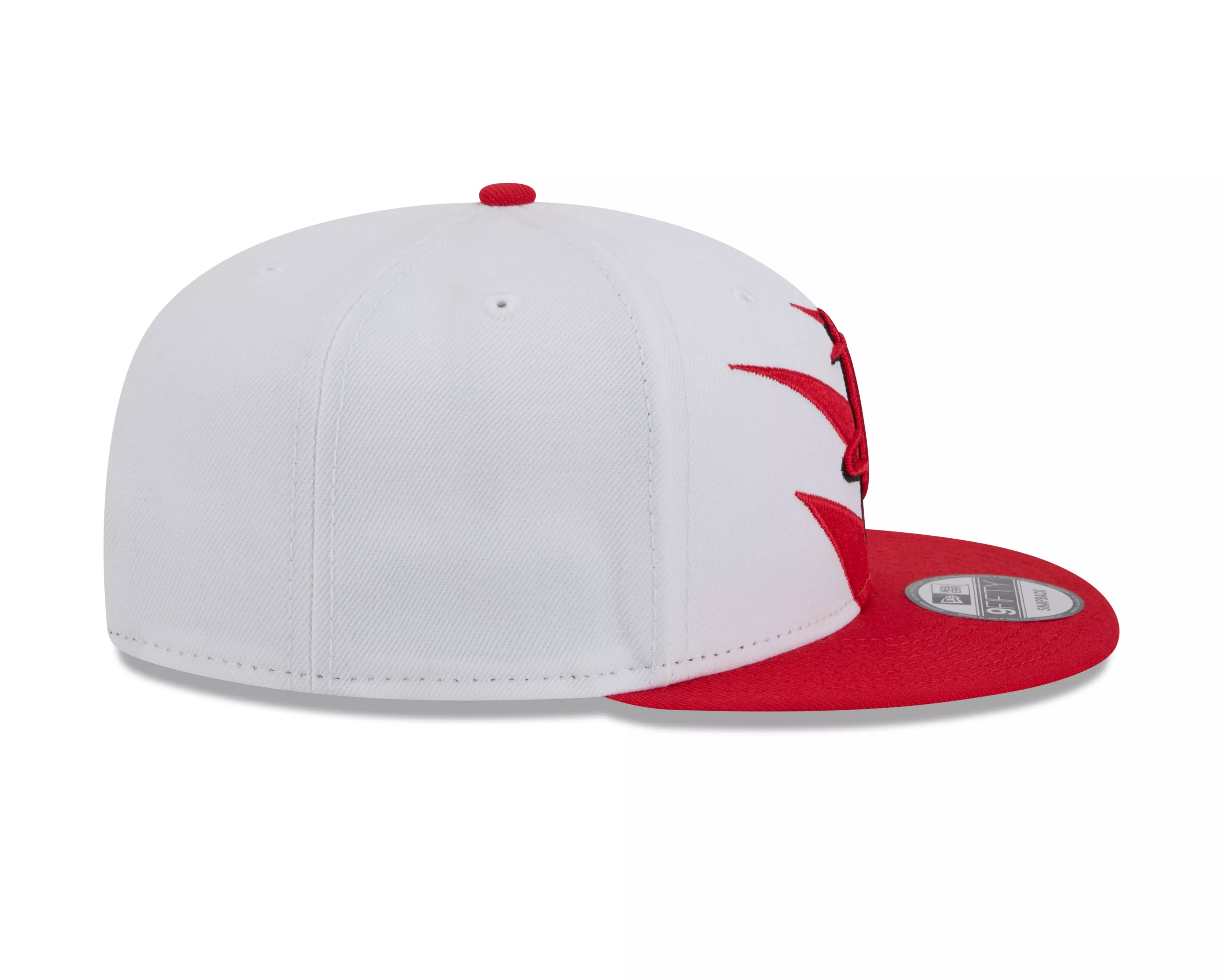 New Era Houston Rockets 9FIFTY Jagged Snapback Hat-Red - RED