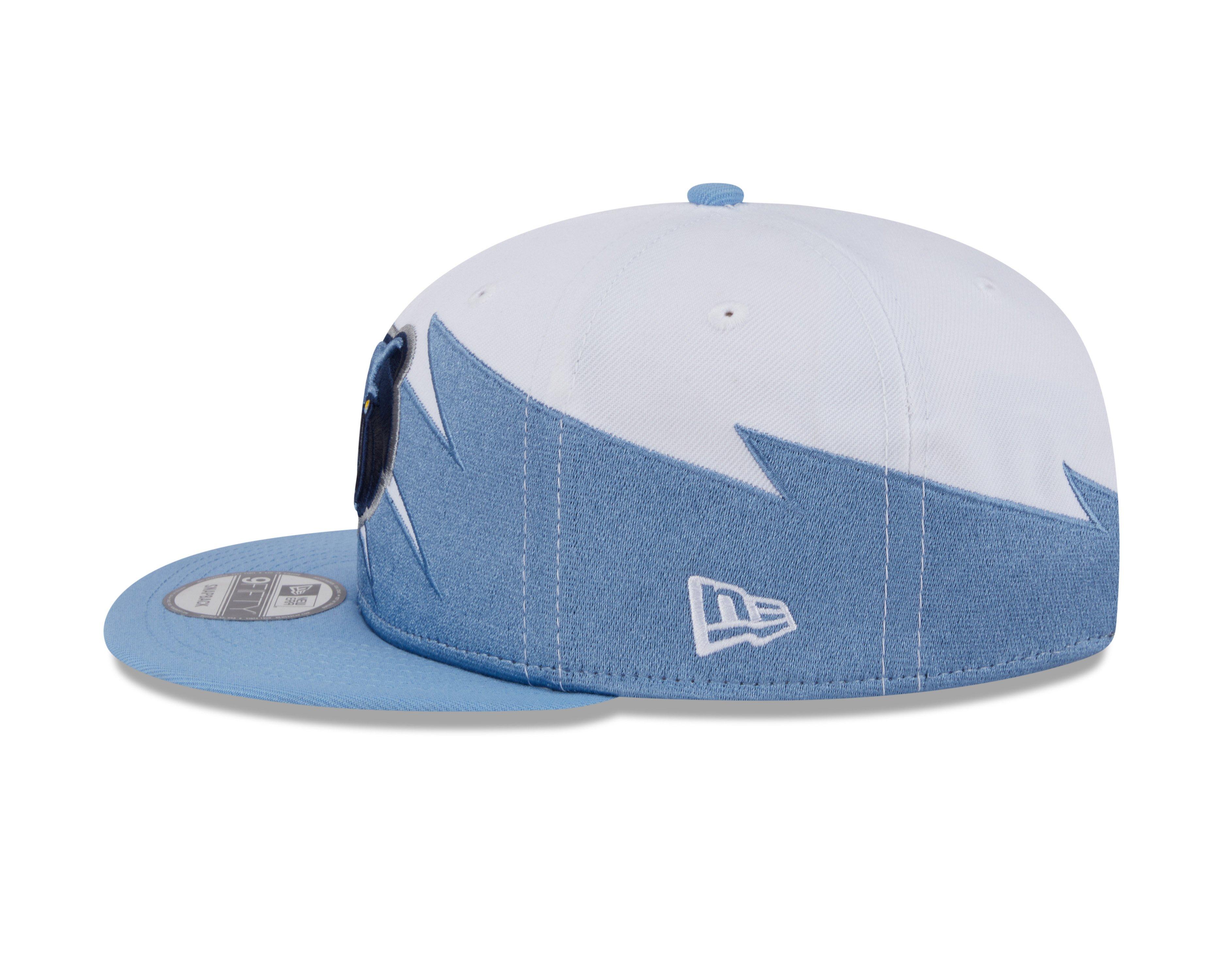 New Era Memphis Grizzlies 9FIFTY Jagged Snapback Hat - Blue - BLUE Thumbnail View 5