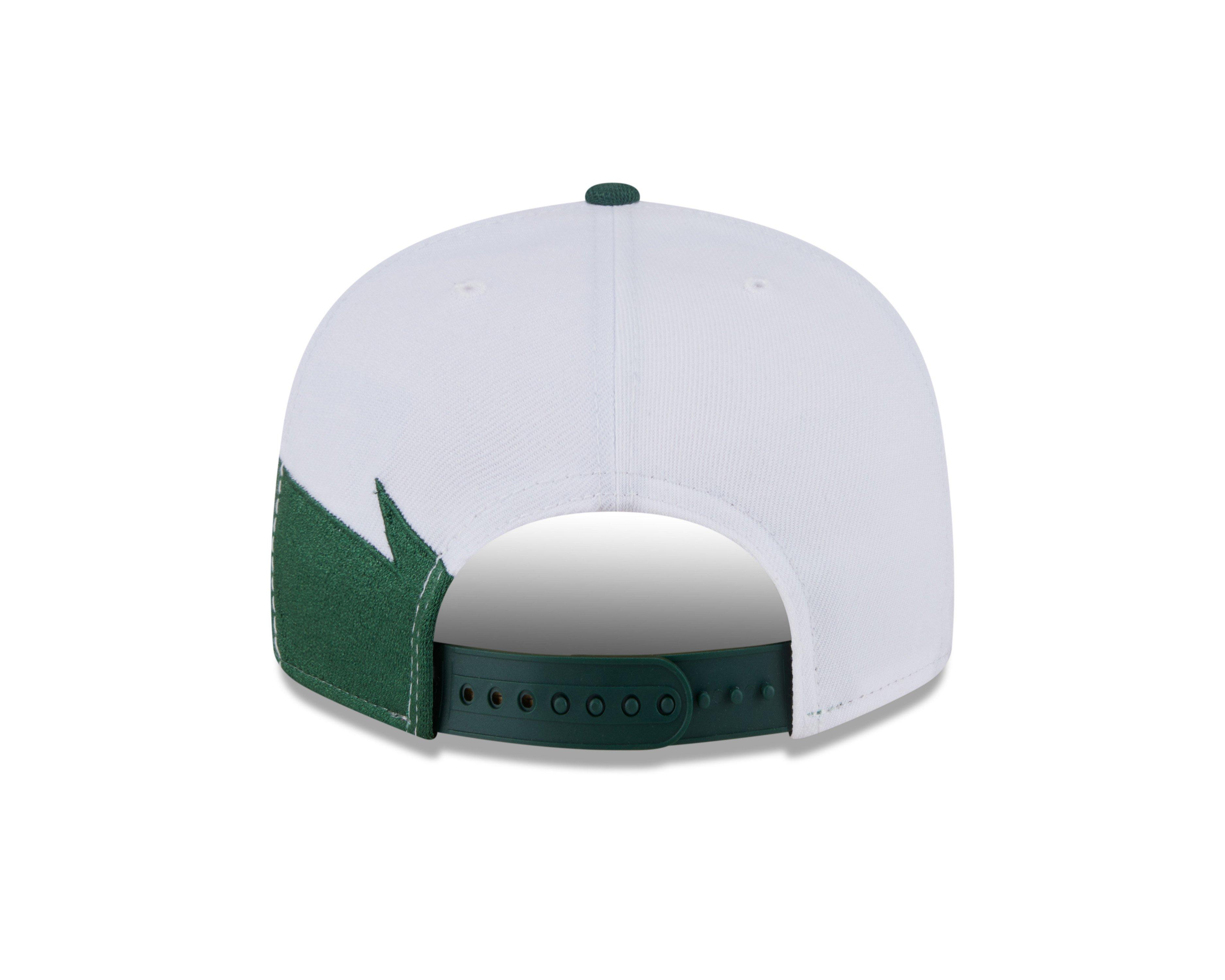 New Era Milwaukee Bucks 9FIFTY Jagged Snapback Hat-Green - GREEN Thumbnail View 4