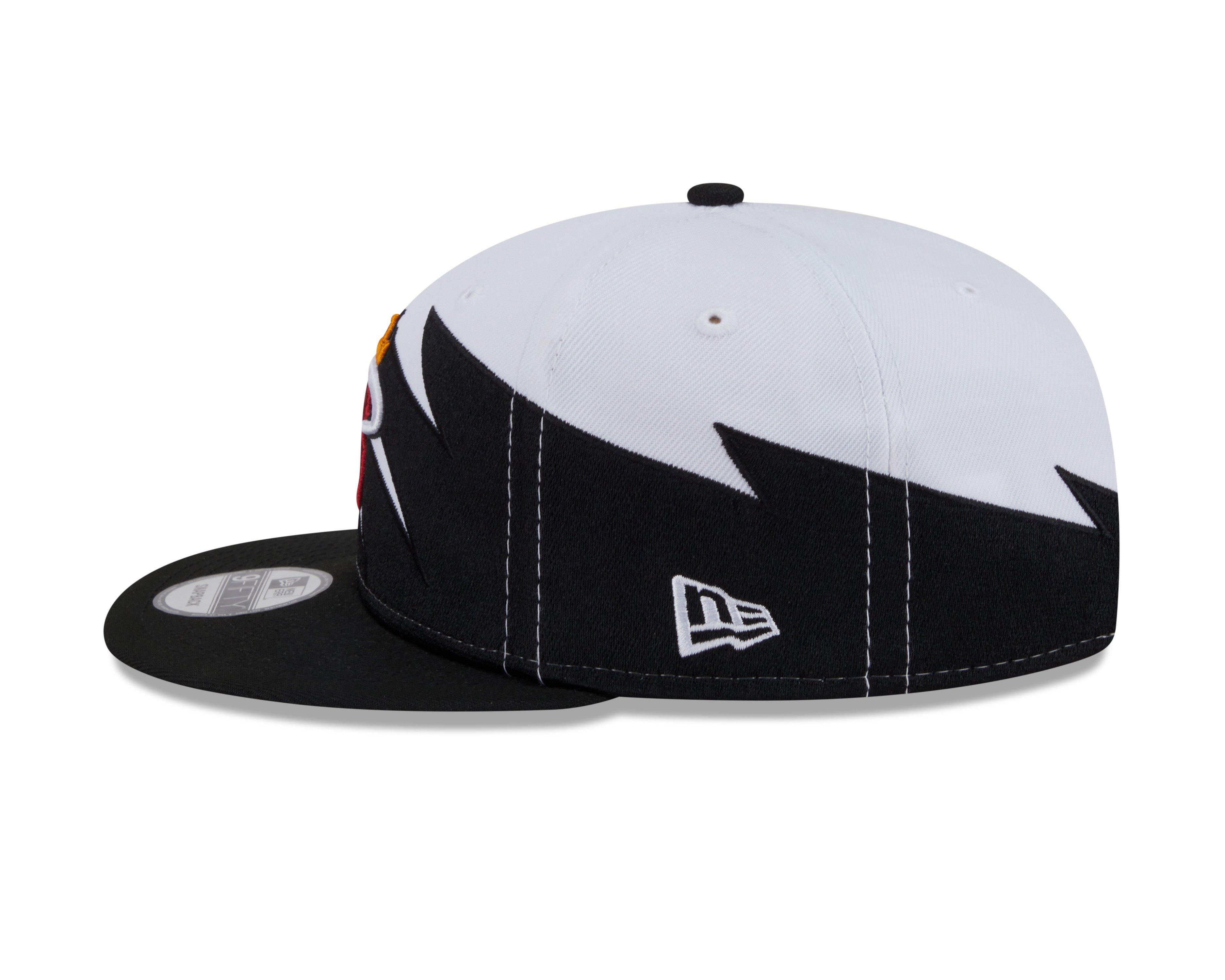 New Era Miami Heat 9FIFTY Jagged Snapback Hat-Black