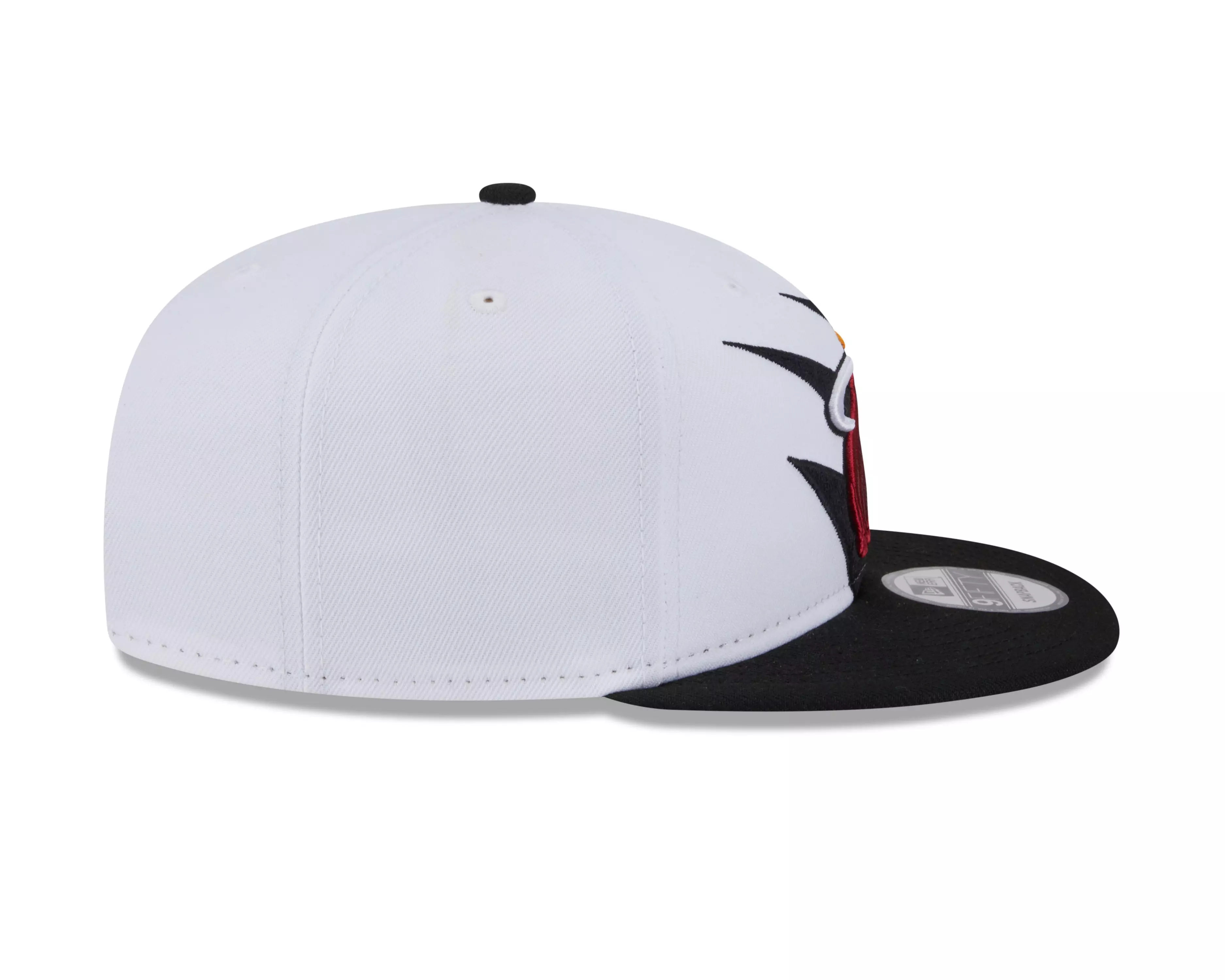 New Era Miami Heat 9FIFTY Jagged Snapback Hat-Black - BLACK