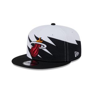 New Era Miami Heat 9FIFTY Jagged Snapback Hat-Black