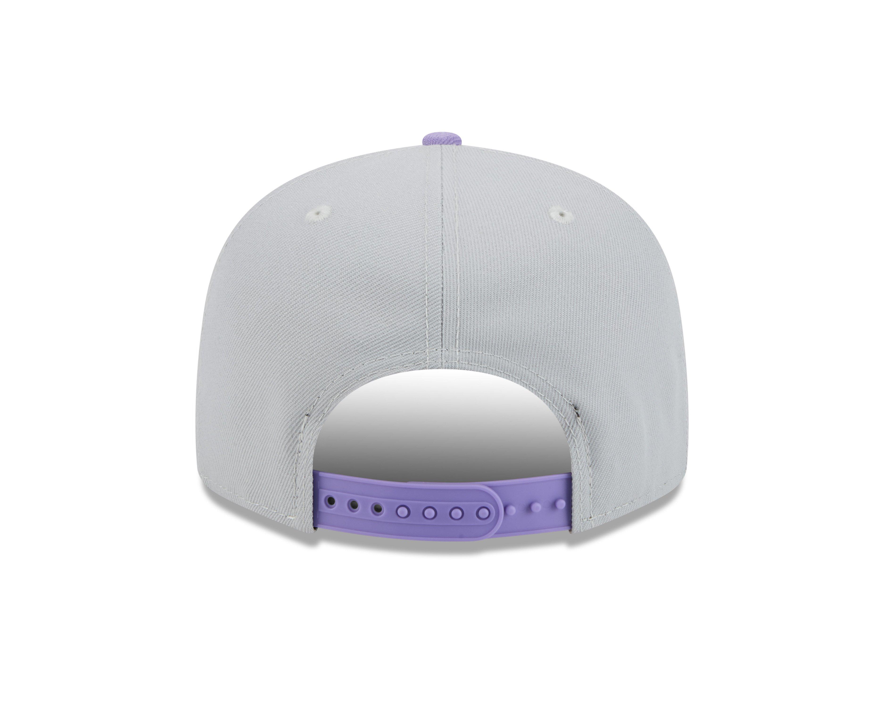 New Era Atlanta Braves 9FIFTY 2-Tone Snapback Hat-Grey/Purple