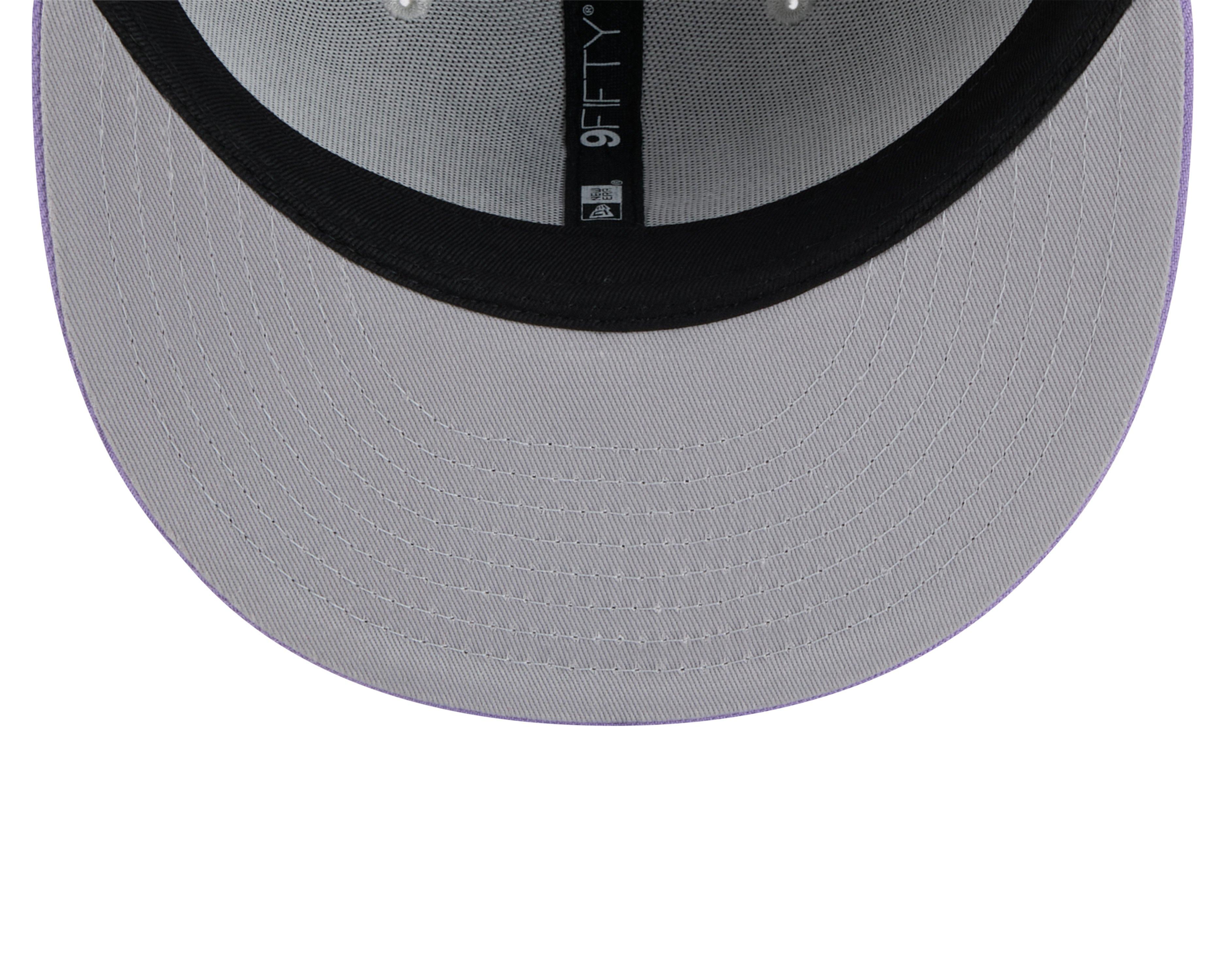 New Era Atlanta Braves 9FIFTY 2-Tone Snapback Hat-Grey/Purple