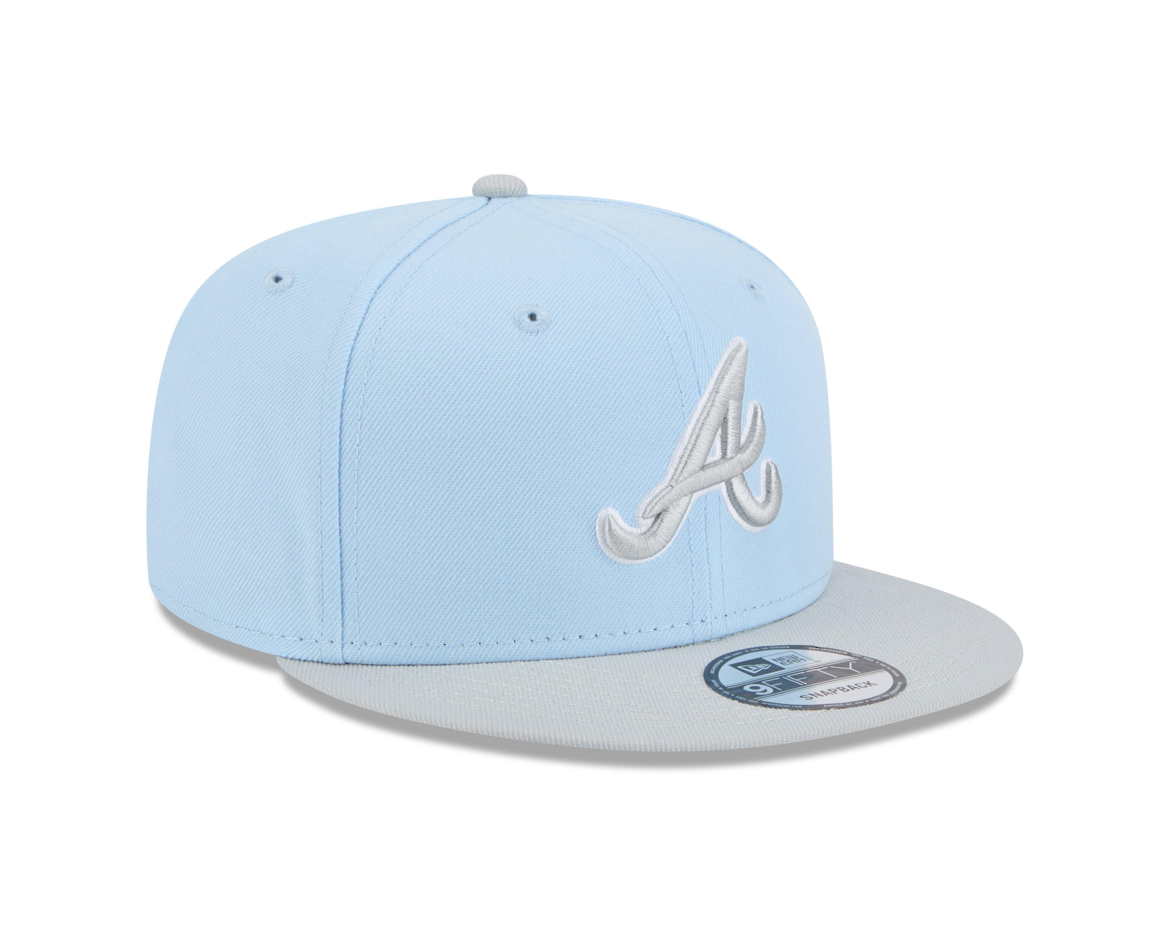 New Era Atlanta Braves​ 9FIFTY 2-Tone Snapback Hat-Blue/Grey