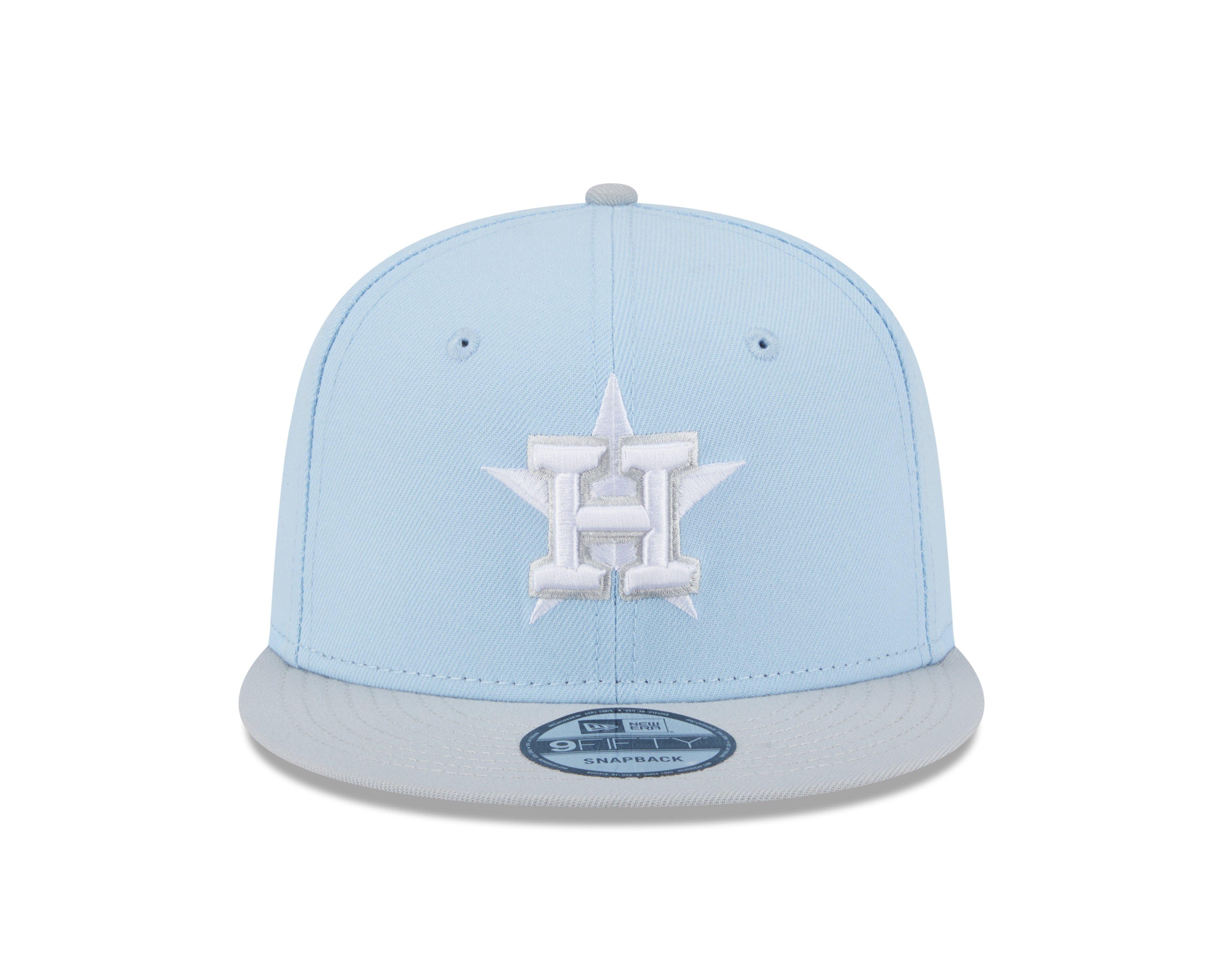 New Era Houston Astros​ 9FIFTY 2-Tone Snapback Hat-Blue/Grey