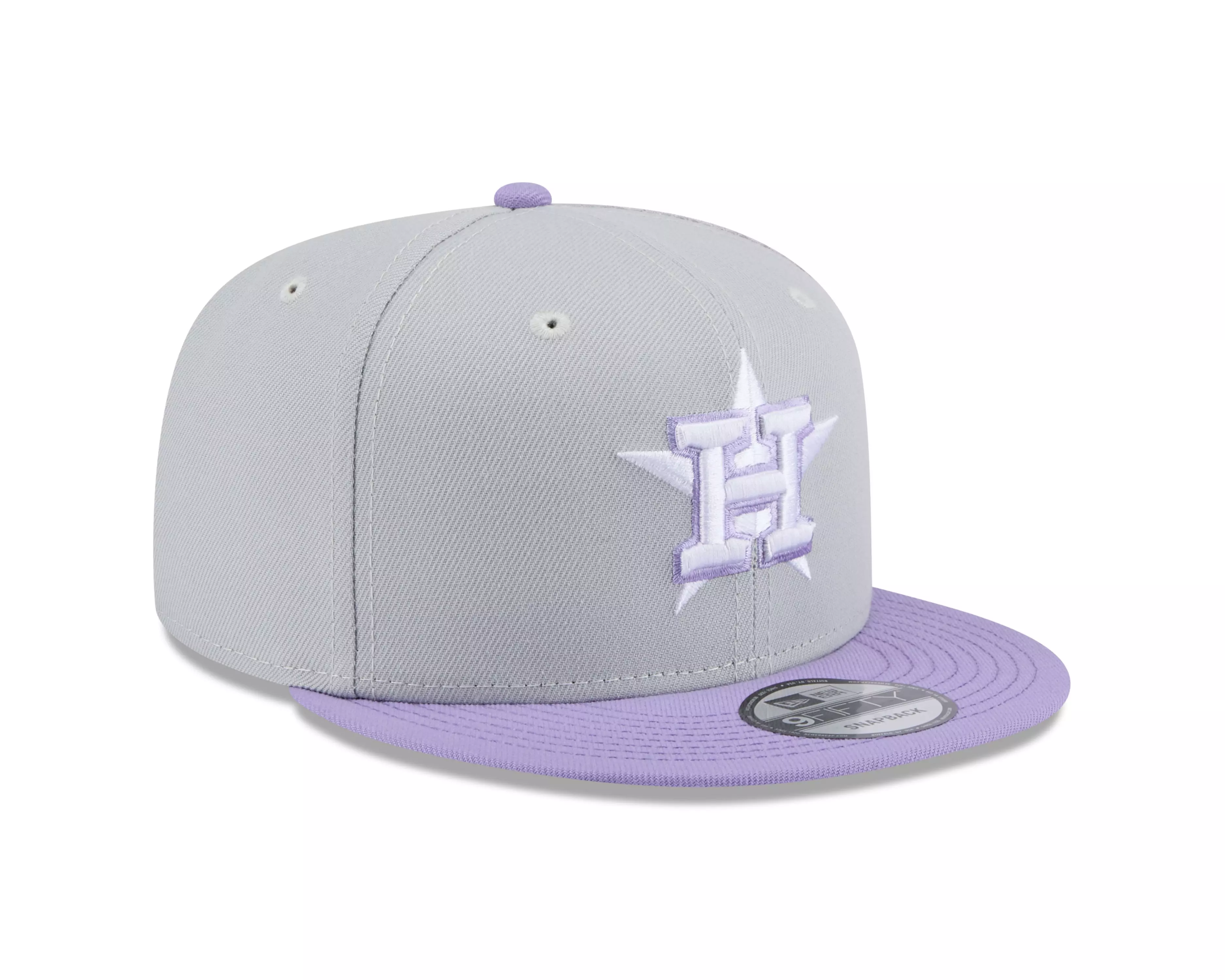 New Era Houston Astros​ 9FIFTY 2-Tone Snapback Hat-Grey/Purple - PURPLE