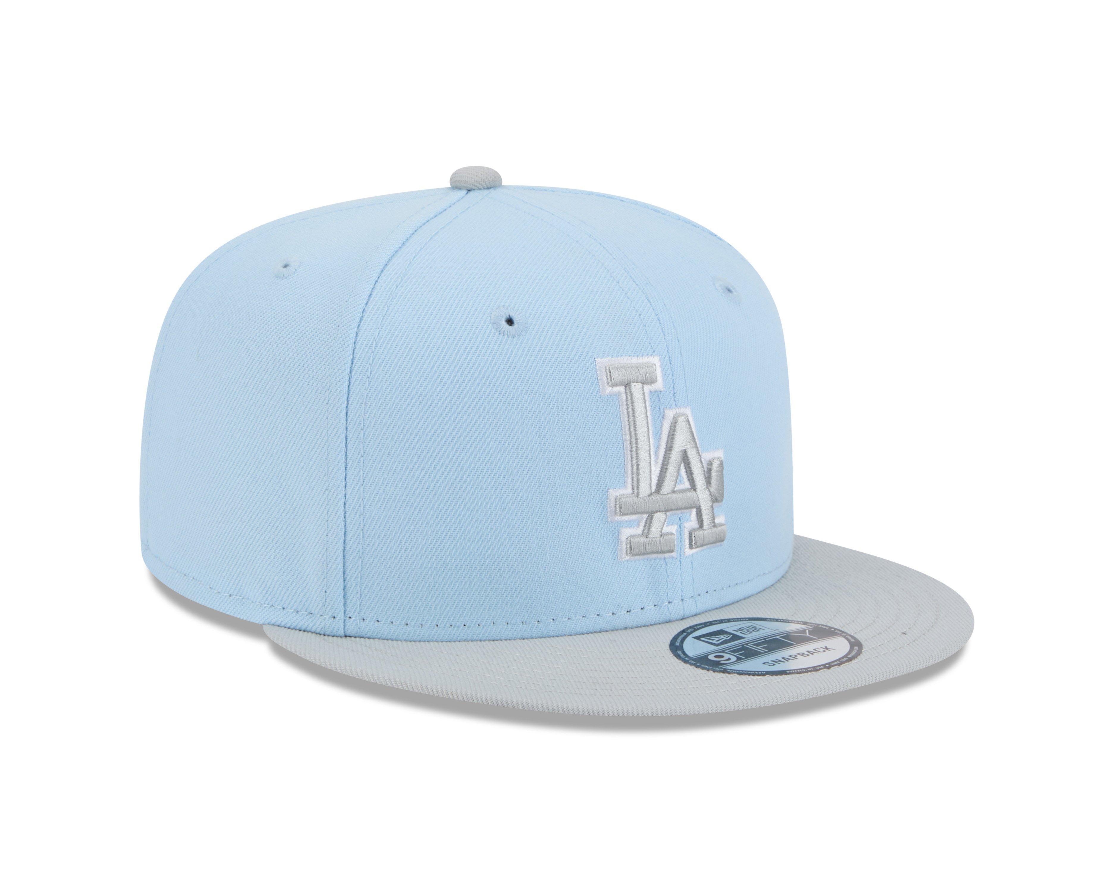 New Era Los Angeles Dodgers​​ 9FIFTY 2-Tone Snapback Hat-Blue/Grey