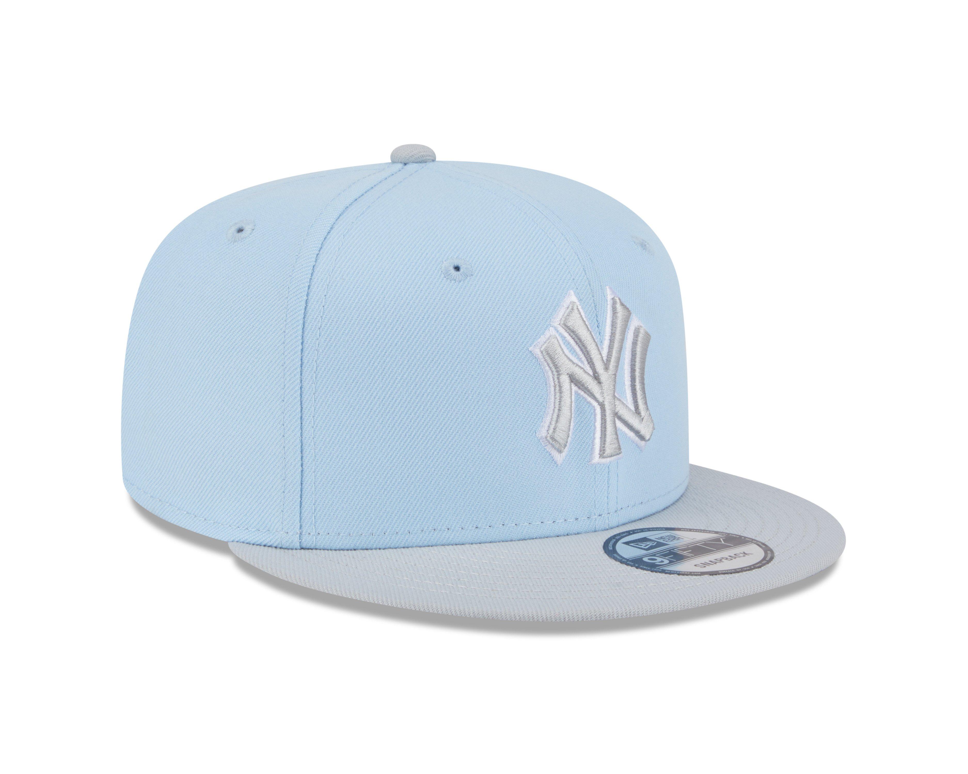 New Era New York Yankees​ 9FIFTY 2-Tone Snapback Hat - Blue/Grey - BLUE Thumbnail View 2