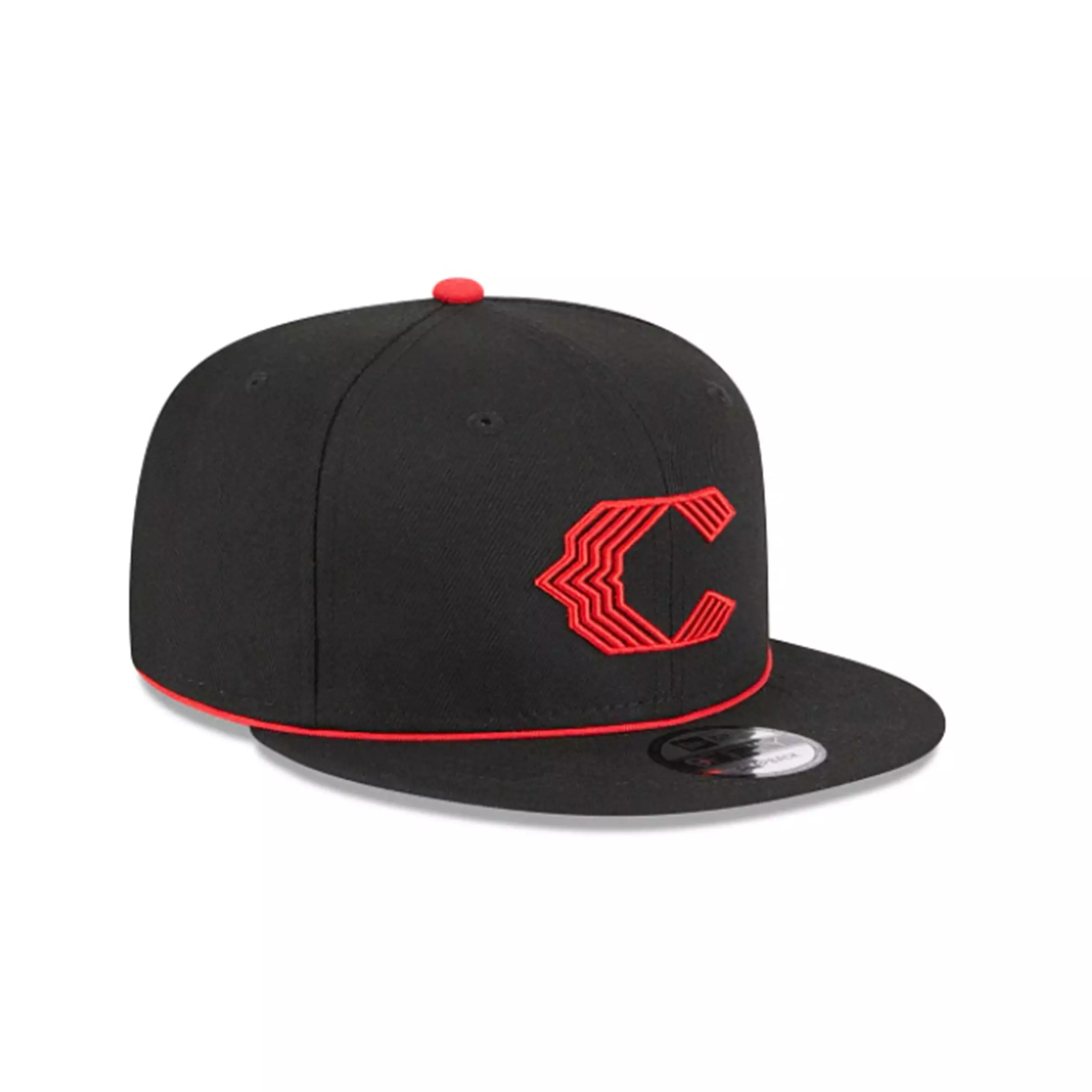 New Era Cincinnati Reds 9FIFTY 2025 City Connect Snapback Hat-Black/Red - BLACK/RED