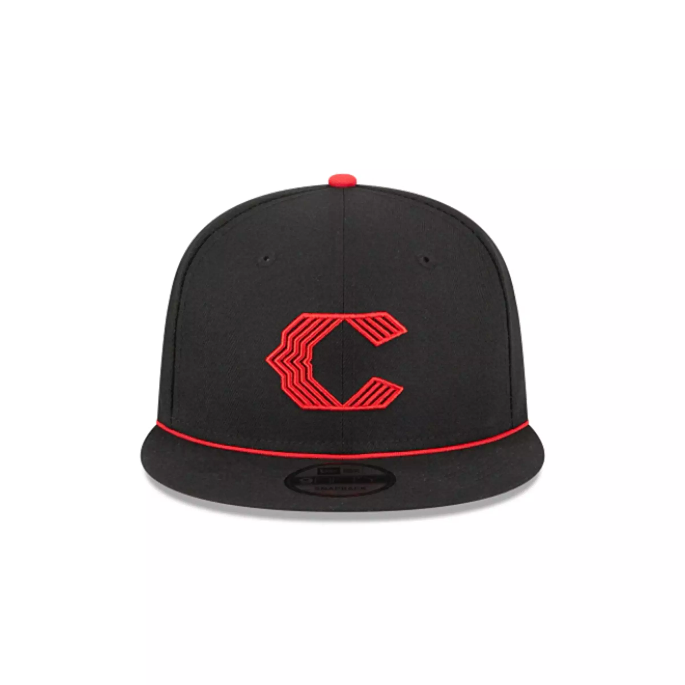 New Era Cincinnati Reds 9FIFTY 2025 City Connect Snapback Hat-Black/Red - BLACK/RED
