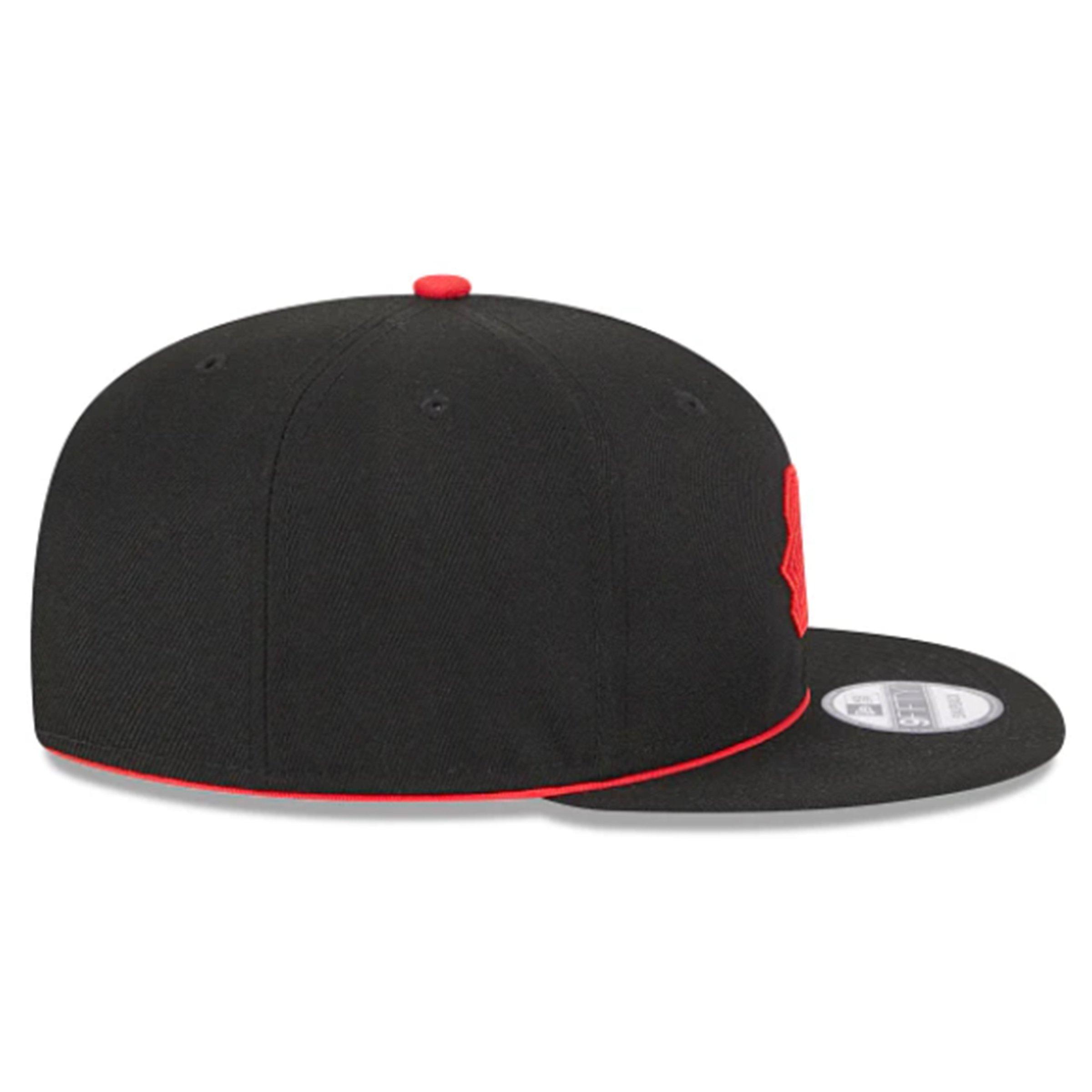 New Era Cincinnati Reds 9FIFTY 2025 City Connect Snapback Hat-Black/Red