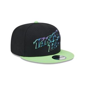New Era Tampa Bay Rays 9FIFTY Snapback Hat-Black/Green