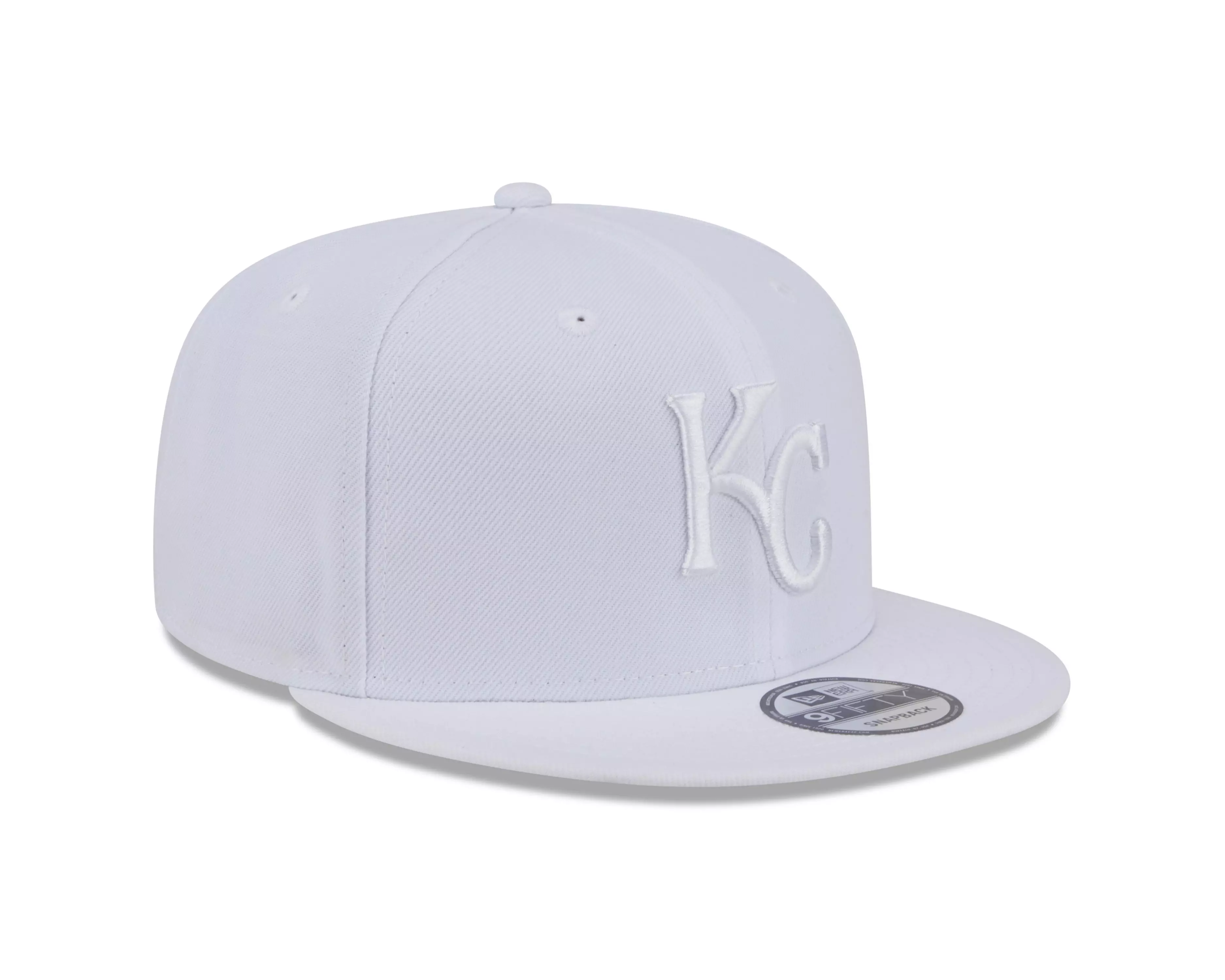 New Era Kansas City Royals 9FIFTY Evergreen Snapback Hat-Egg White - WHITE