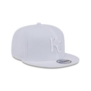 New Era Kansas City Royals 9FIFTY Evergreen Snapback Hat-Egg White