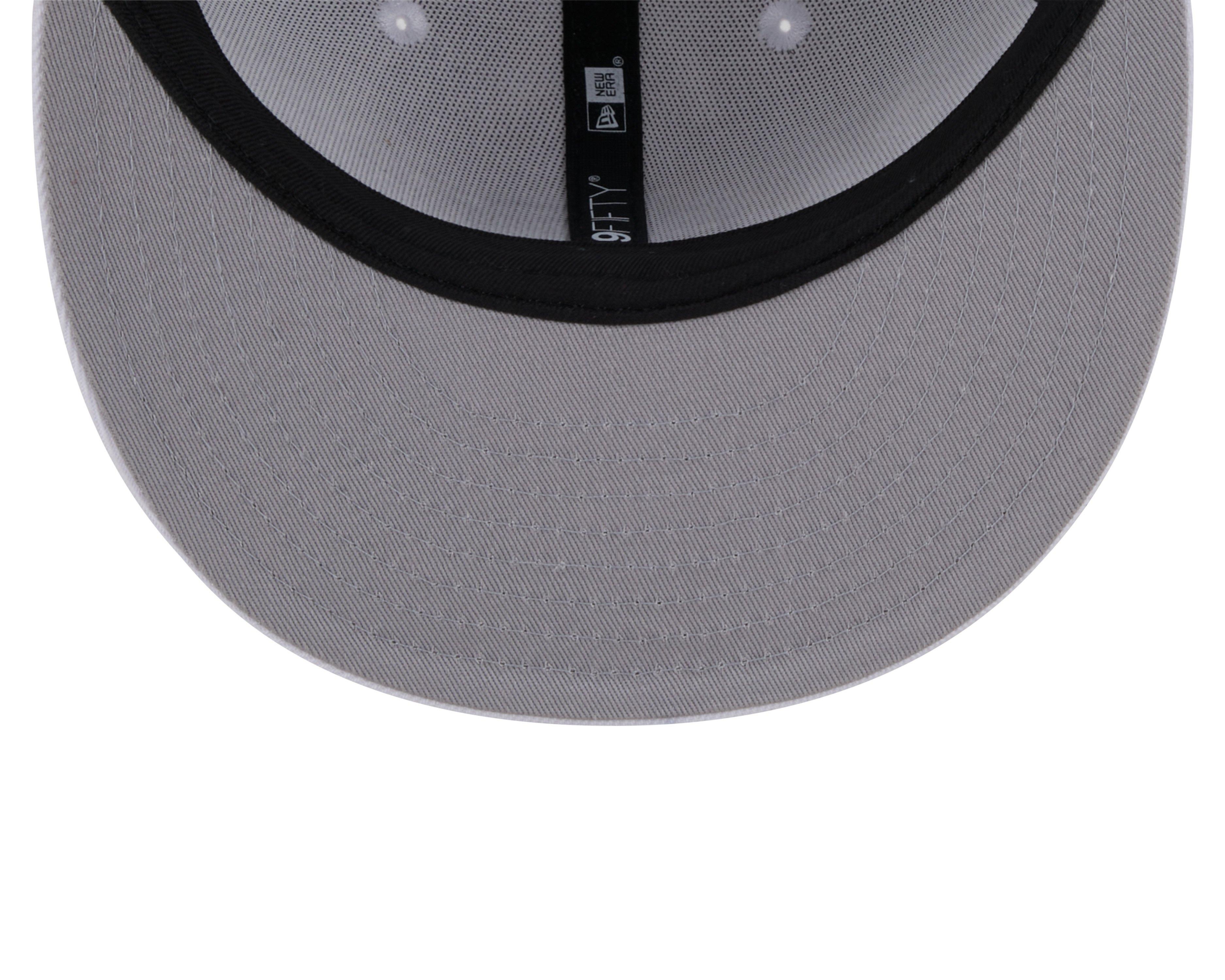 New Era Miami Marlins 9FIFTY Evergreen Egg White Snapback Hat