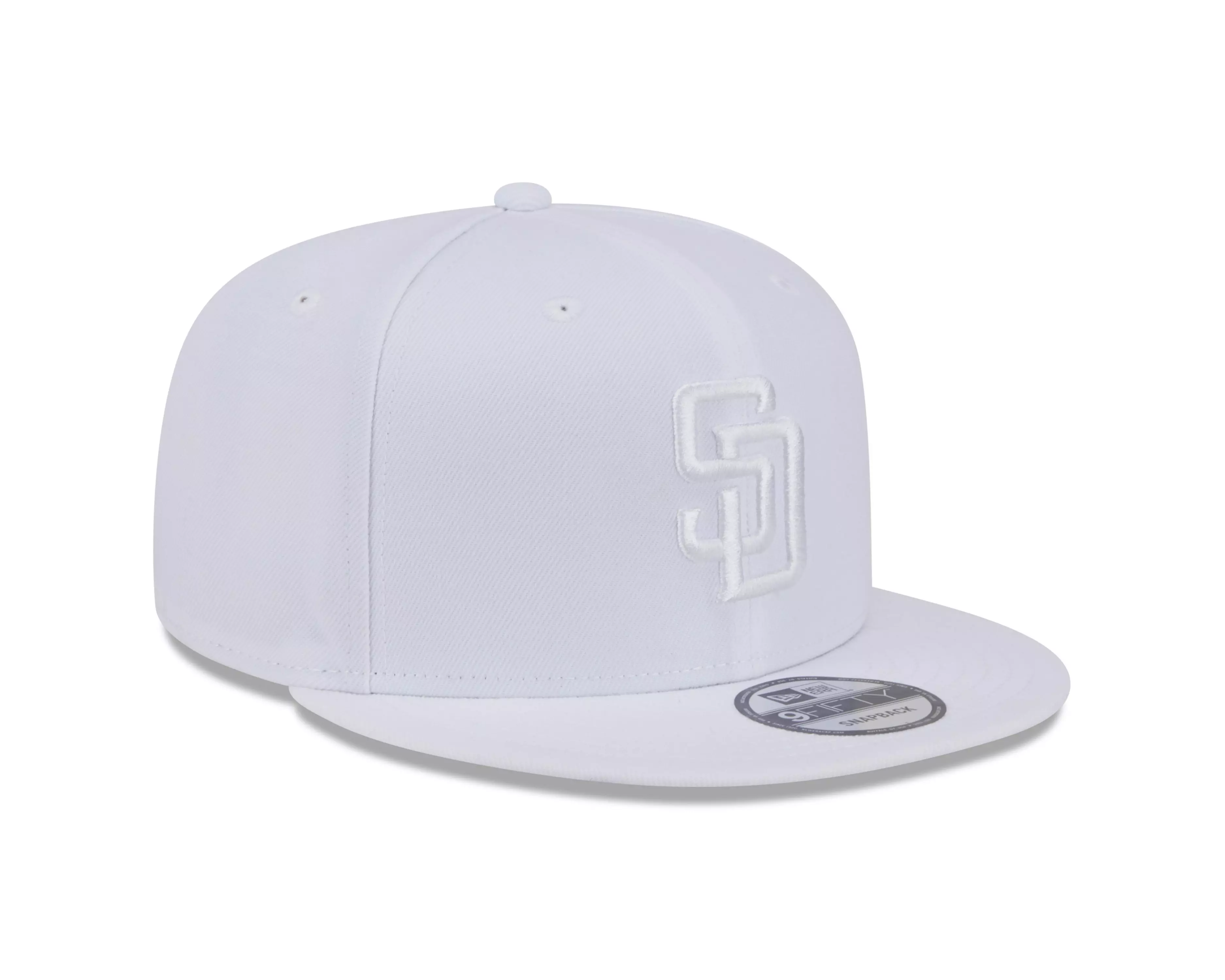 New Era San Diego Padres 9FIFTY Evergreen Snapback Hat-Egg White - WHITE