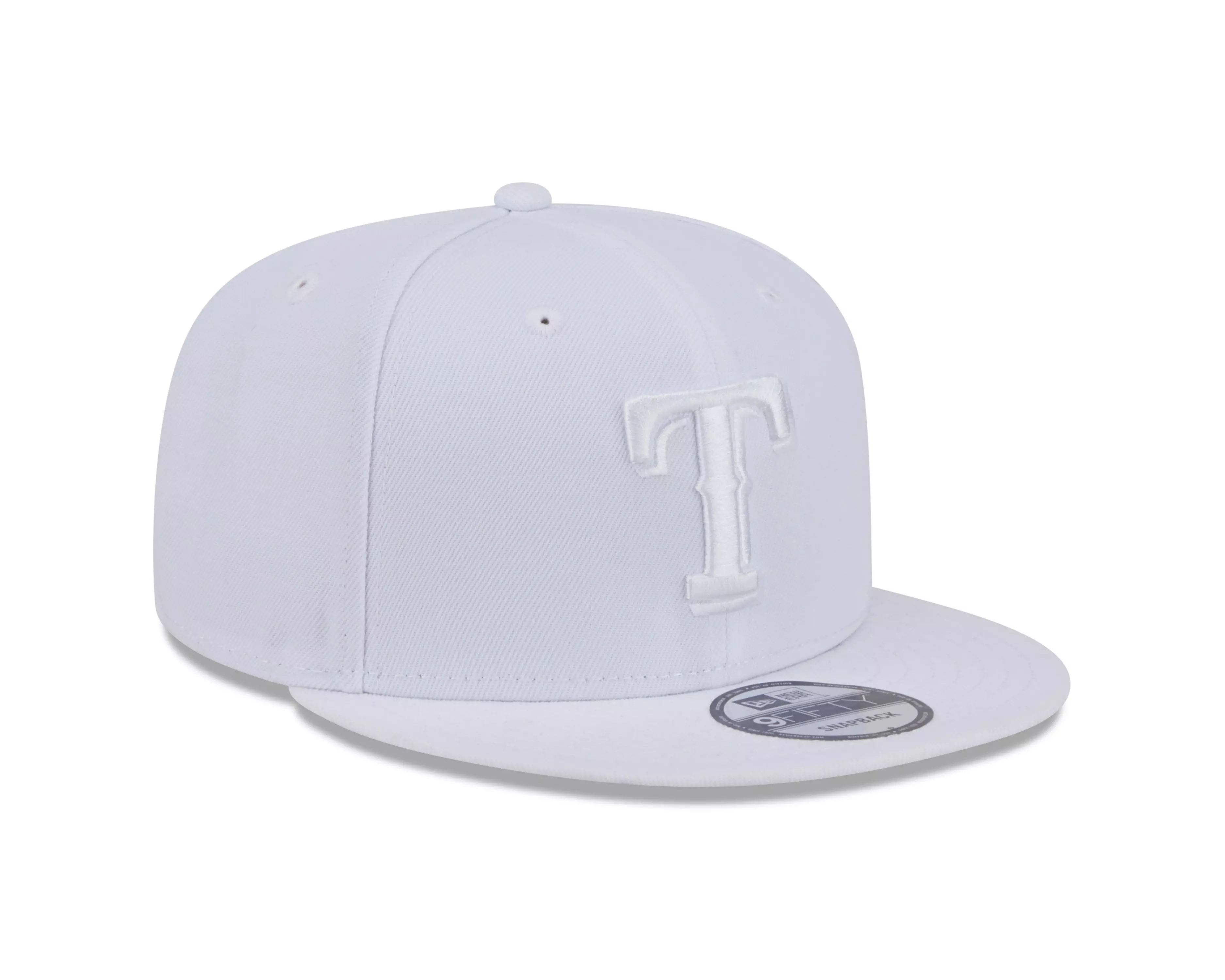 New Era Texas Rangers 9FIFTY Evergreen Snapback Hat - Egg White - WHITE