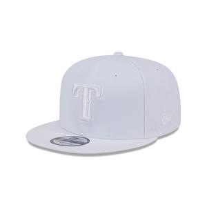 New Era Texas Rangers 9FIFTY Evergreen Snapback Hat-Egg White