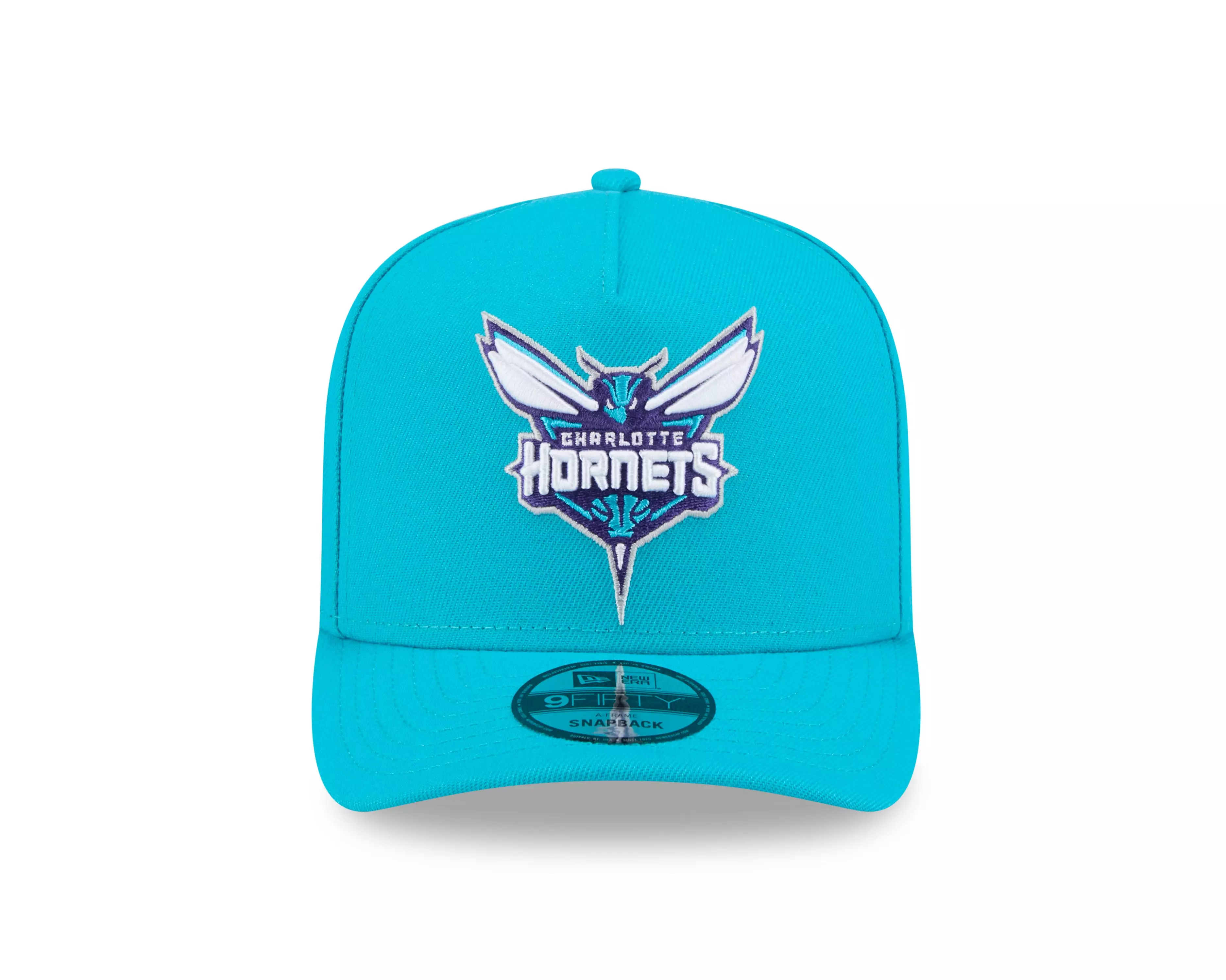 New Era Charlotte Hornets 9FIFTY A Frame Spring 2025 Snapback Hat-Teal - TEAL