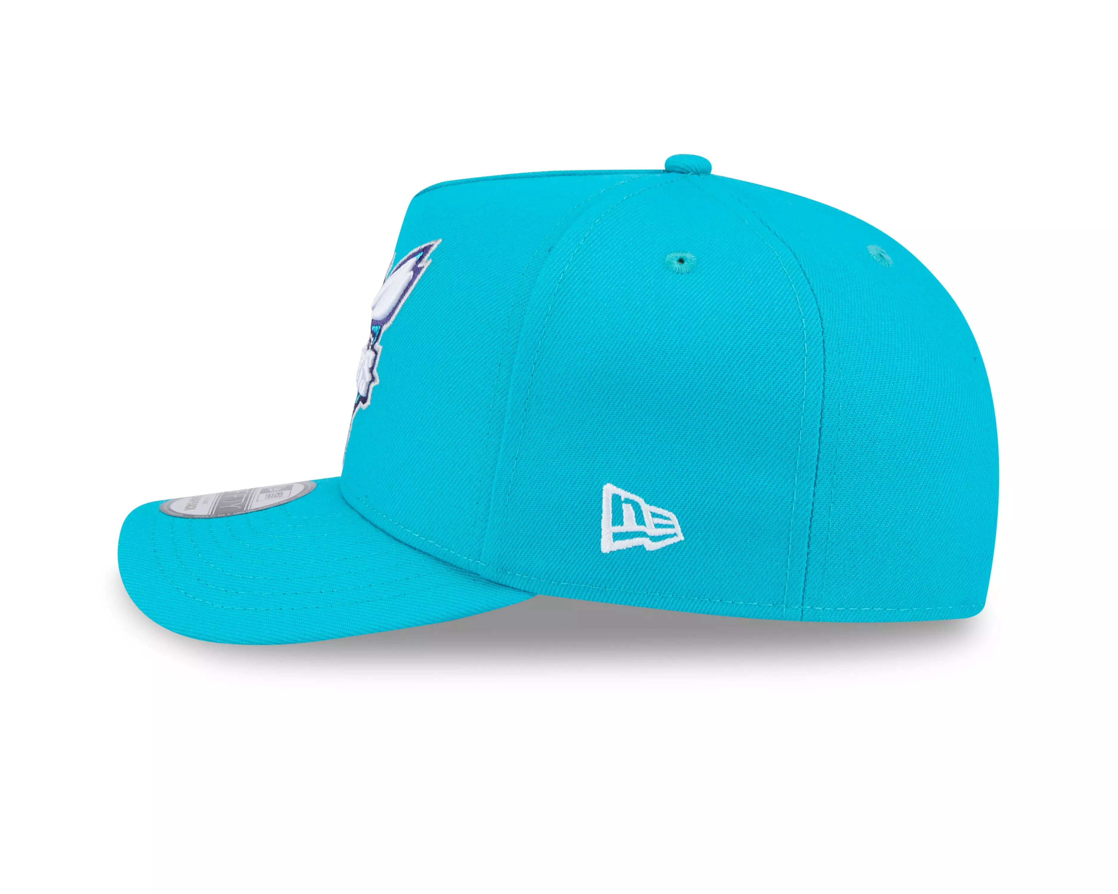 New Era Charlotte Hornets 9FIFTY A Frame Spring 2025 Snapback Hat-Teal - TEAL