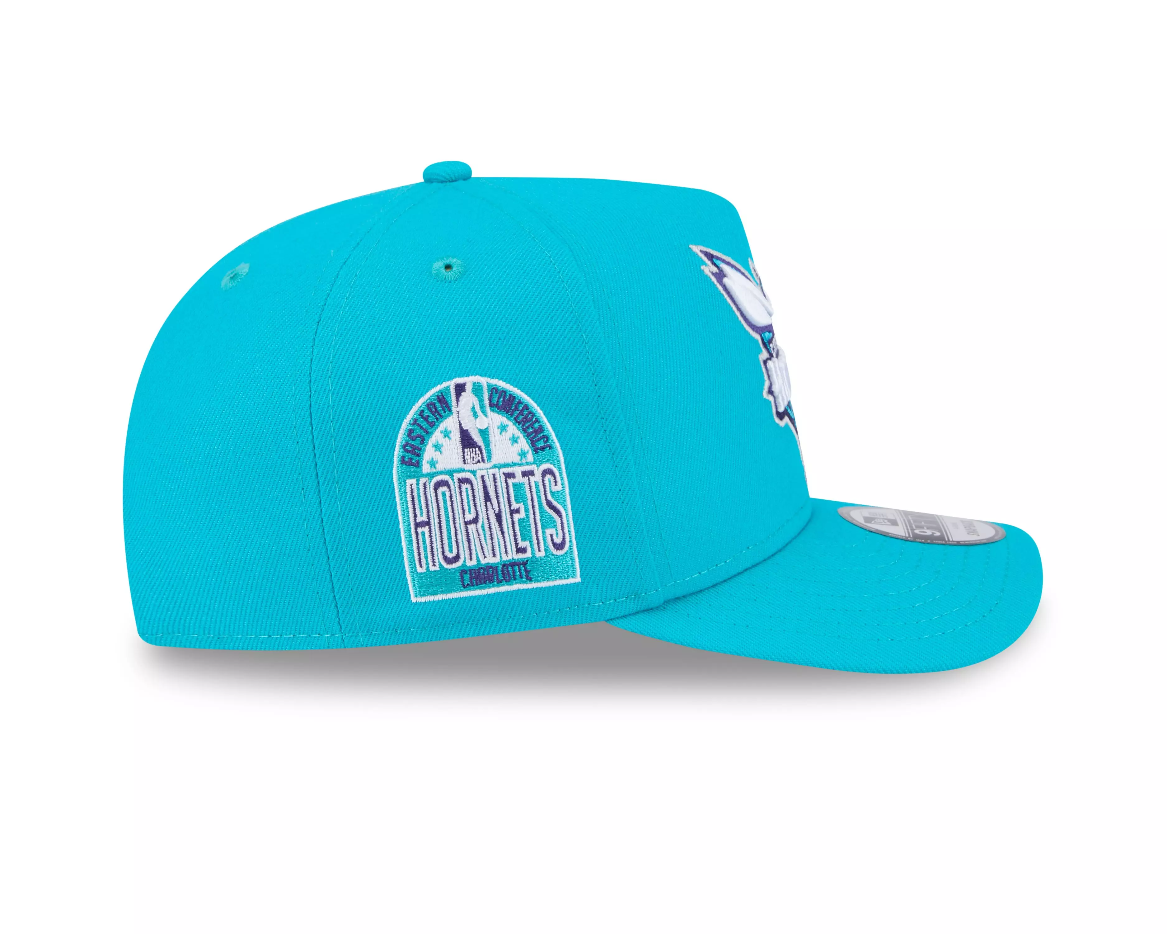 New Era Charlotte Hornets 9FIFTY A Frame Spring 2025 Snapback Hat-Teal - TEAL