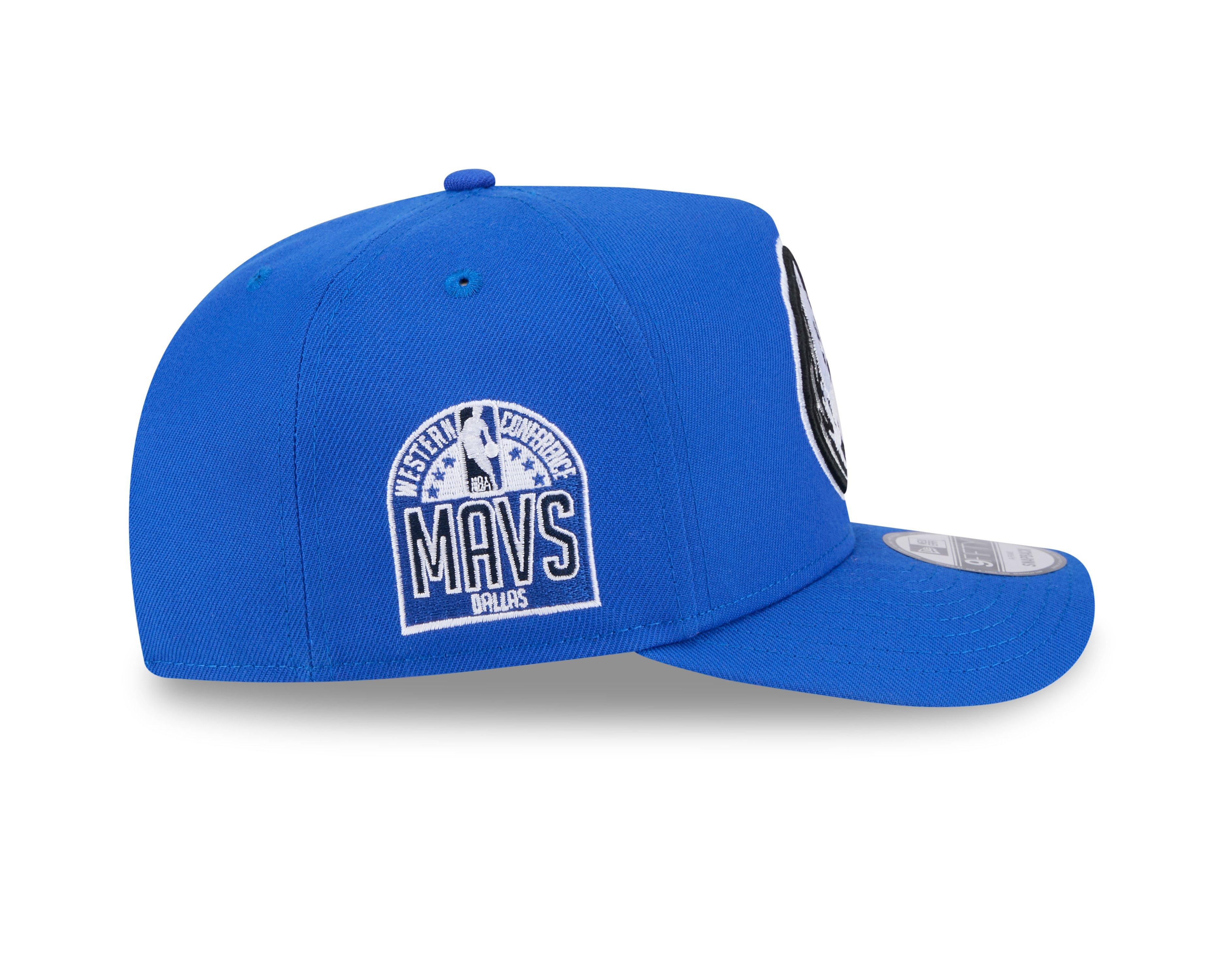 New Era Dallas Mavericks 9FIFTY A Frame Spring 2025 Snapback Hat-Blue
