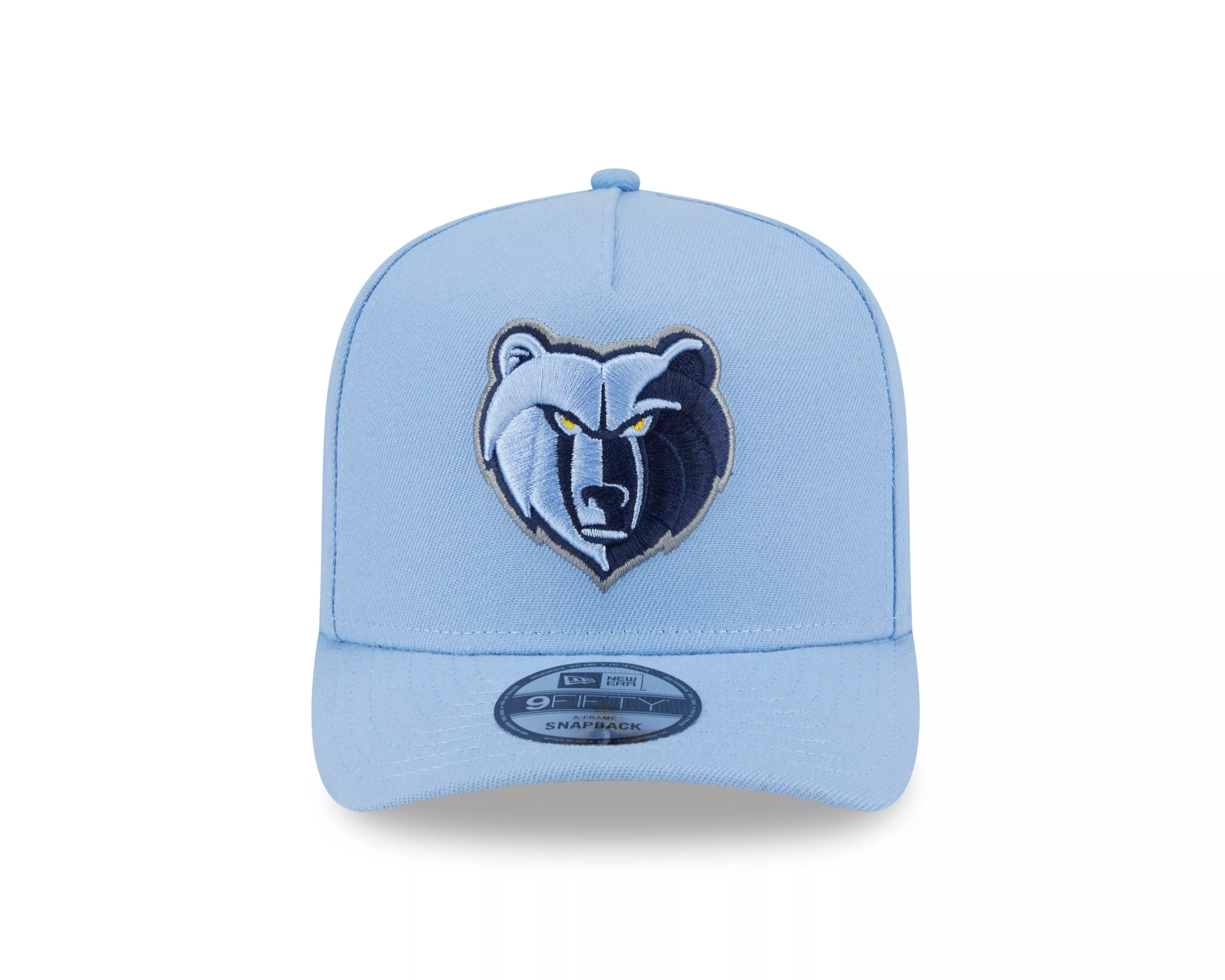 New Era Memphis Grizzlies 9FIFTY A Frame Spring 2025 Snapback Hat-Light Blue - BLUE