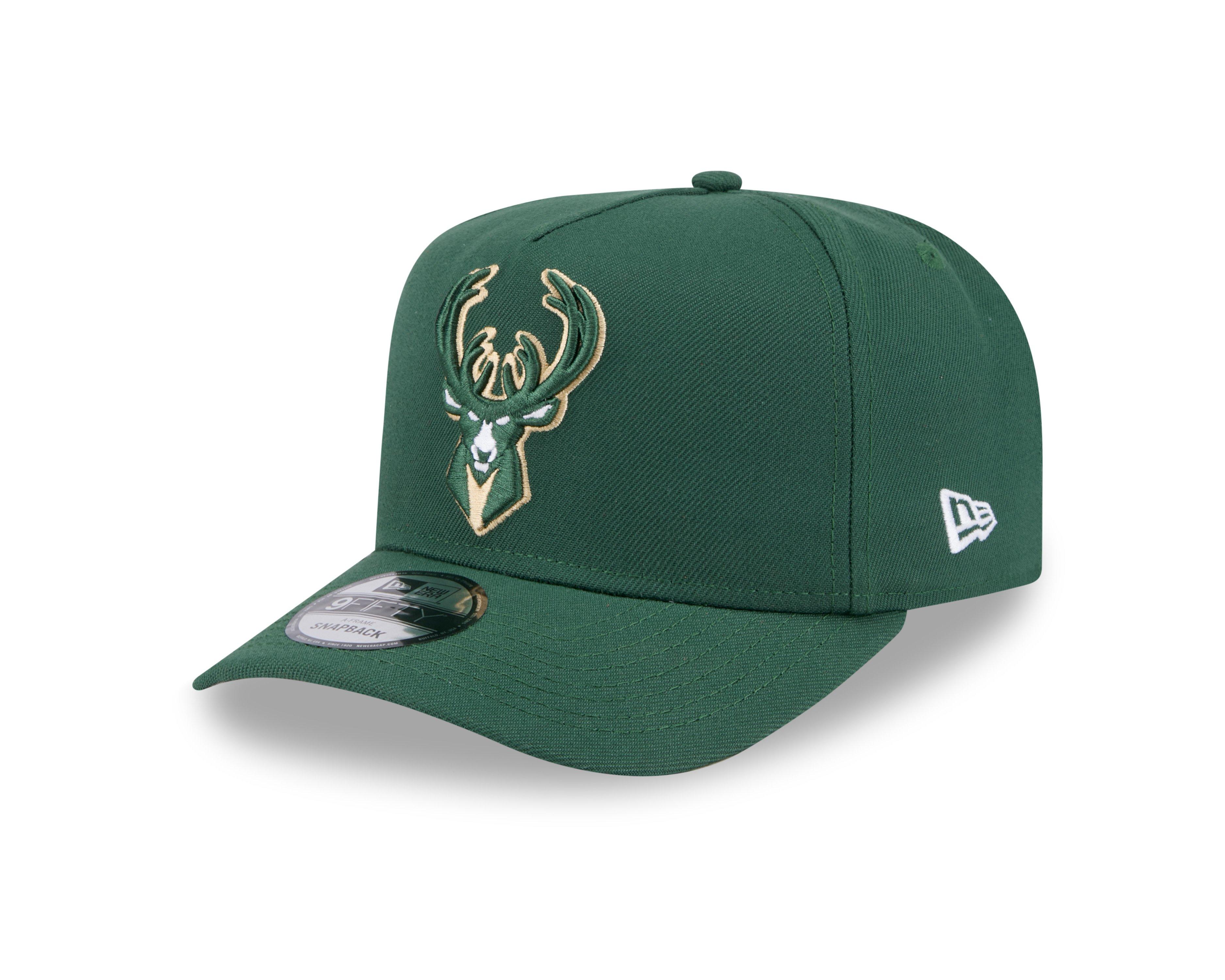 New Era Milwaukee Bucks 9FIFTY A Frame Spring 2025 Snapback Hat-Green - GREEN Thumbnail View 1