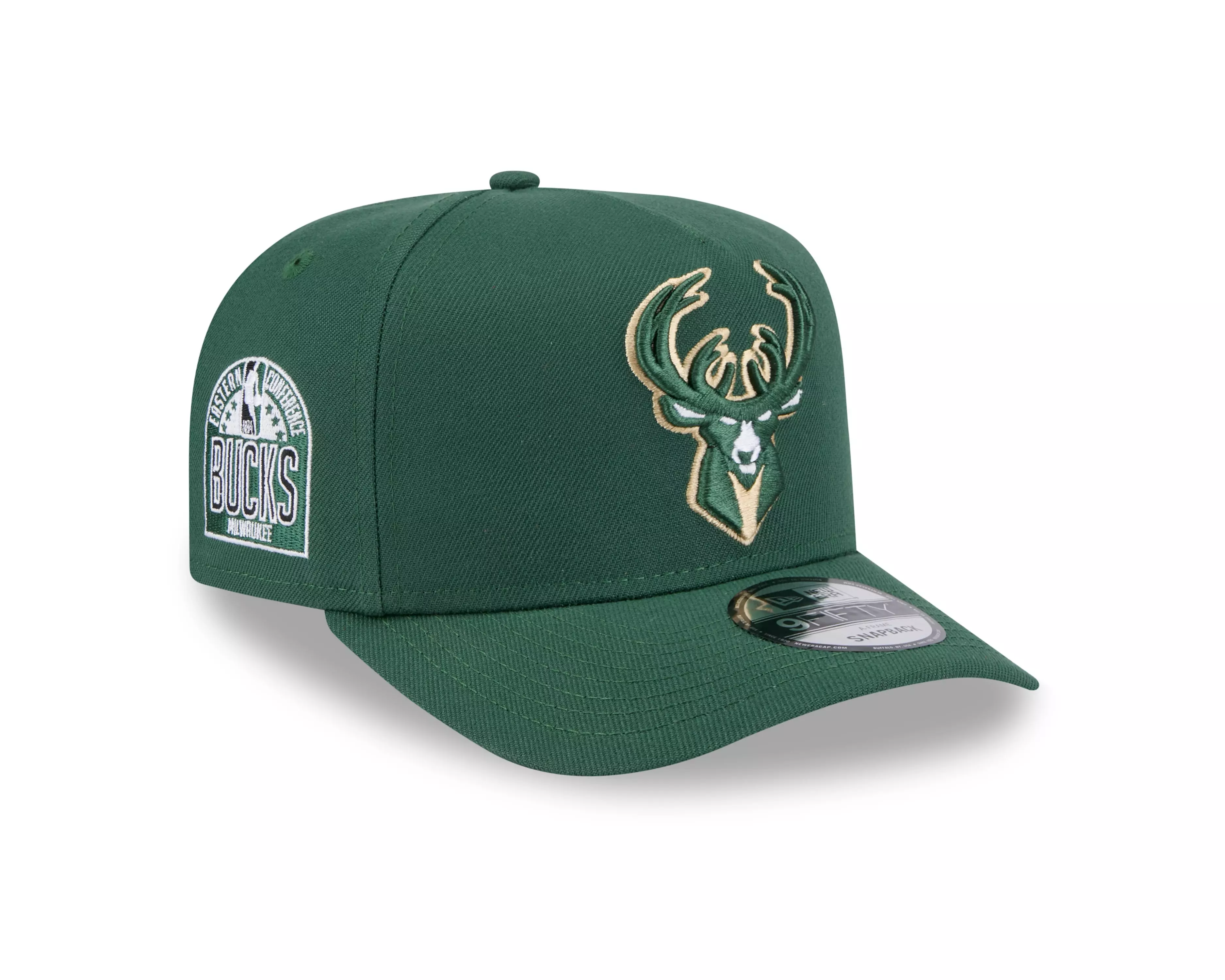New Era Milwaukee Bucks 9FIFTY A Frame Spring 2025 Snapback Hat-Green - GREEN