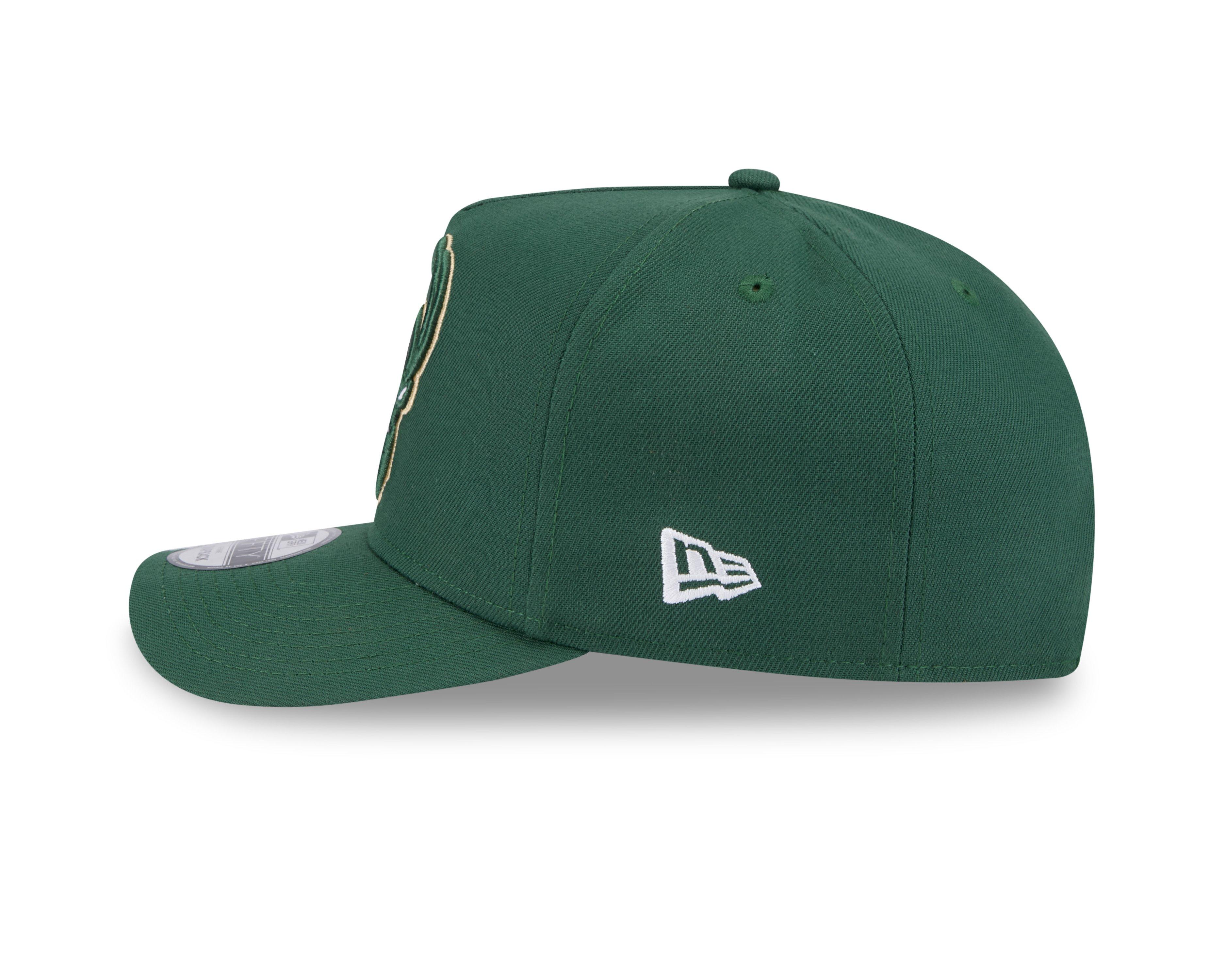 New Era Milwaukee Bucks 9FIFTY A Frame Spring 2025 Snapback Hat-Green - GREEN Thumbnail View 5
