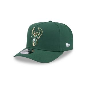 New Era Milwaukee Bucks 9FIFTY A Frame Spring 2025 Snapback Hat-Green
