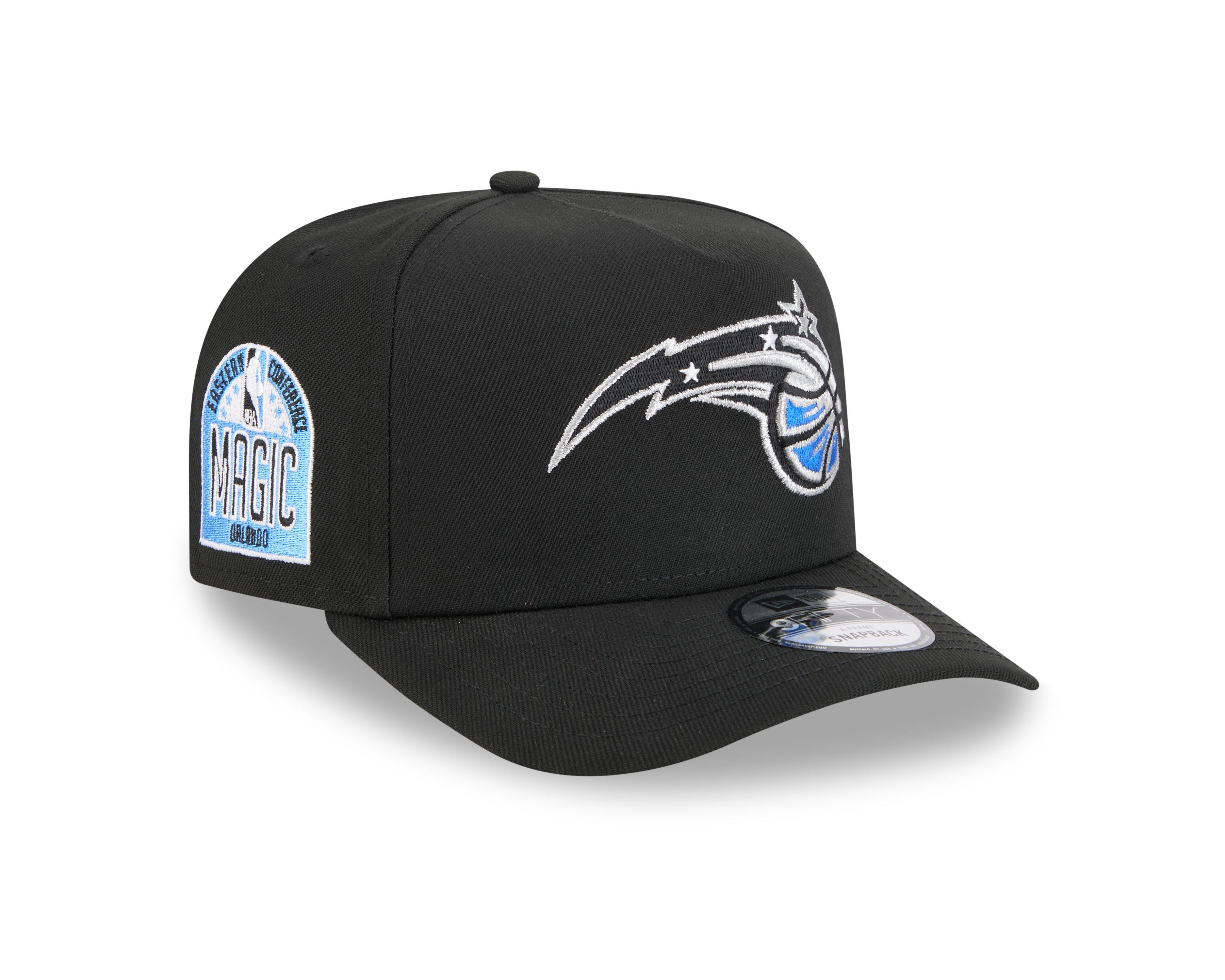 New Era Orlando Magic 9FIFTY A Frame Spring 2025 Snapback Hat-Black