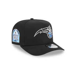 New Era Orlando Magic 9FIFTY A Frame Spring 2025 Snapback Hat-Black