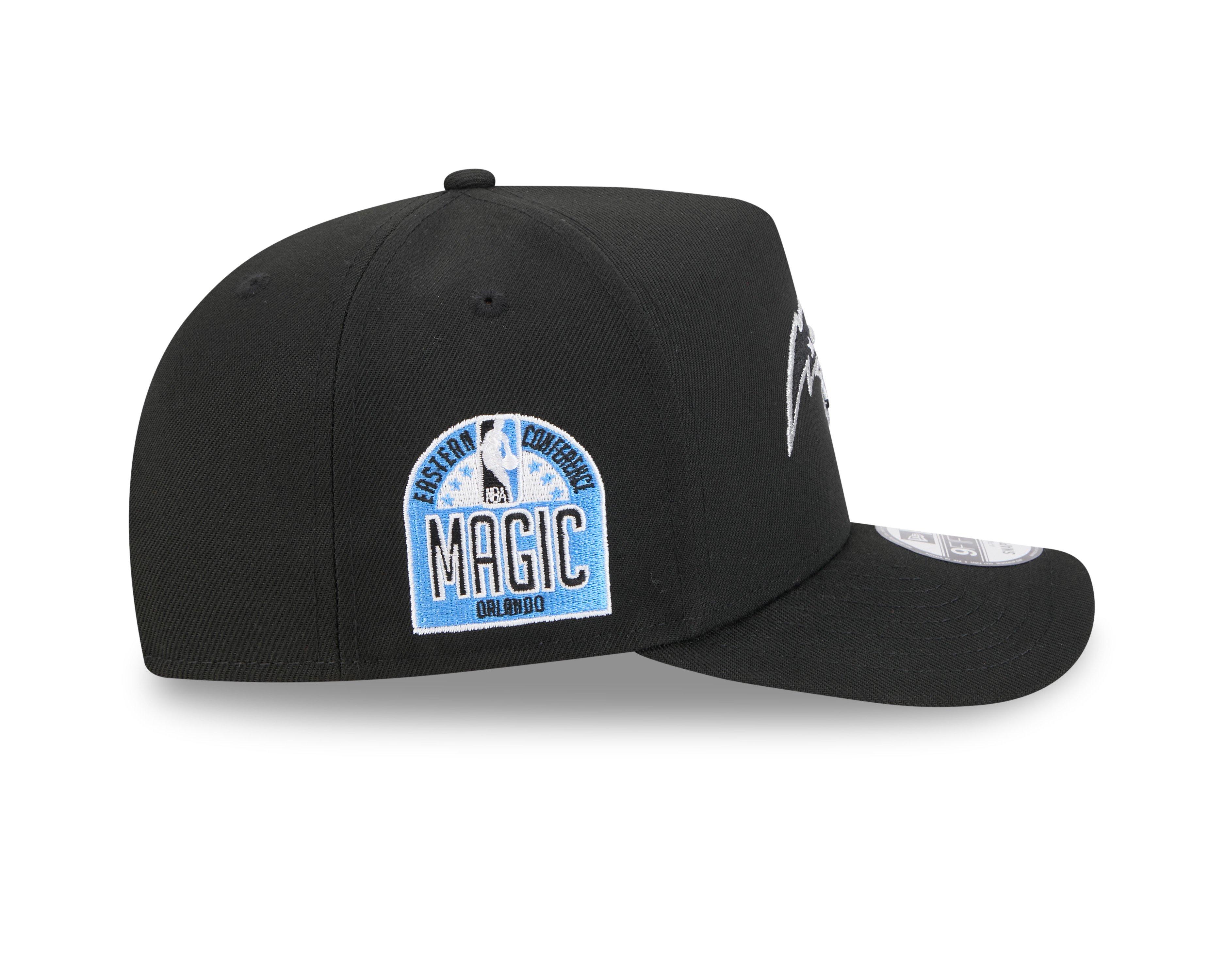 New Era Orlando Magic 9FIFTY A Frame Spring 2025 Snapback Hat-Black