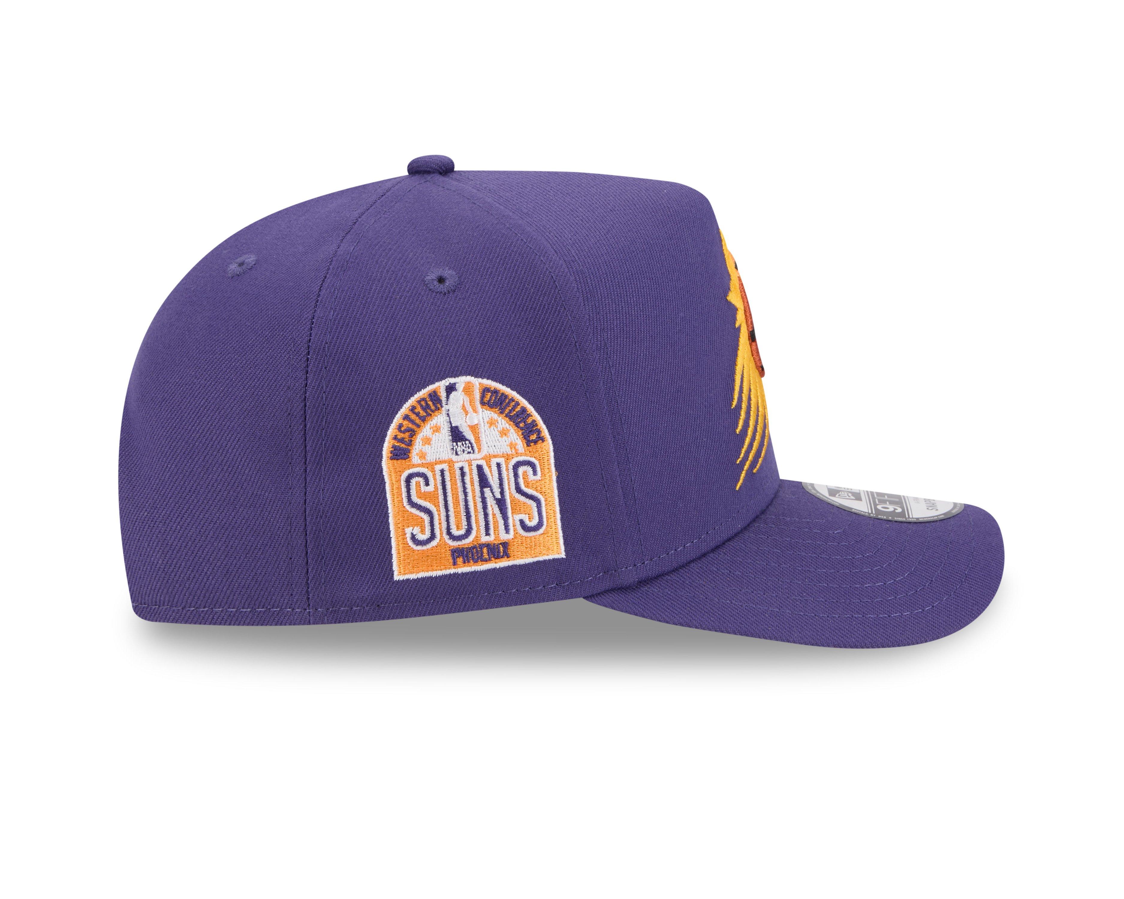 New Era Phoenix Suns 9FIFTY A Frame Spring 2025 Snapback Hat-Purple - PURPLE Thumbnail View 6