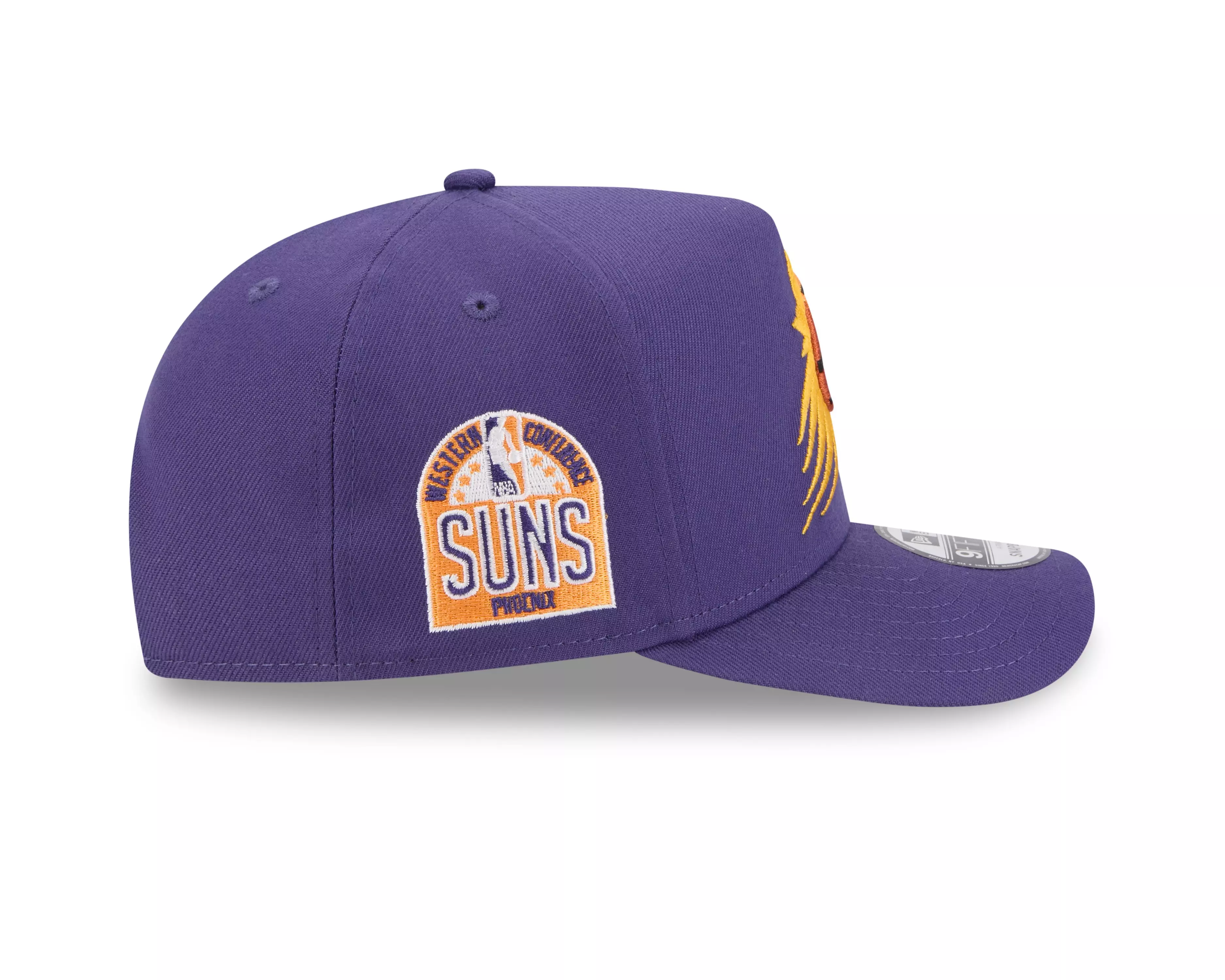 New Era Phoenix Suns 9FIFTY A Frame Spring 2025 Snapback Hat-Purple - PURPLE